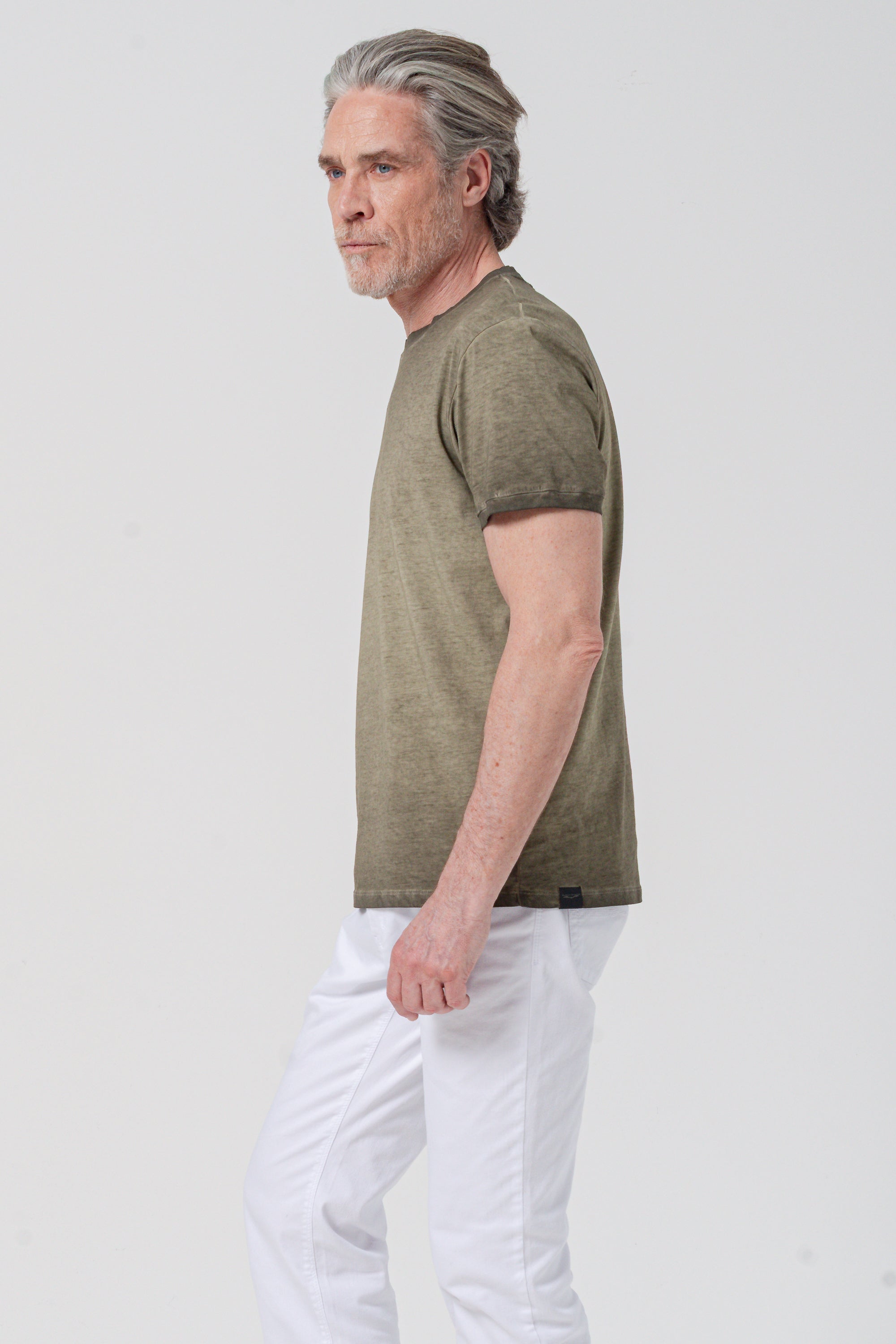 Club T-Shirt Slim Faded - Willow