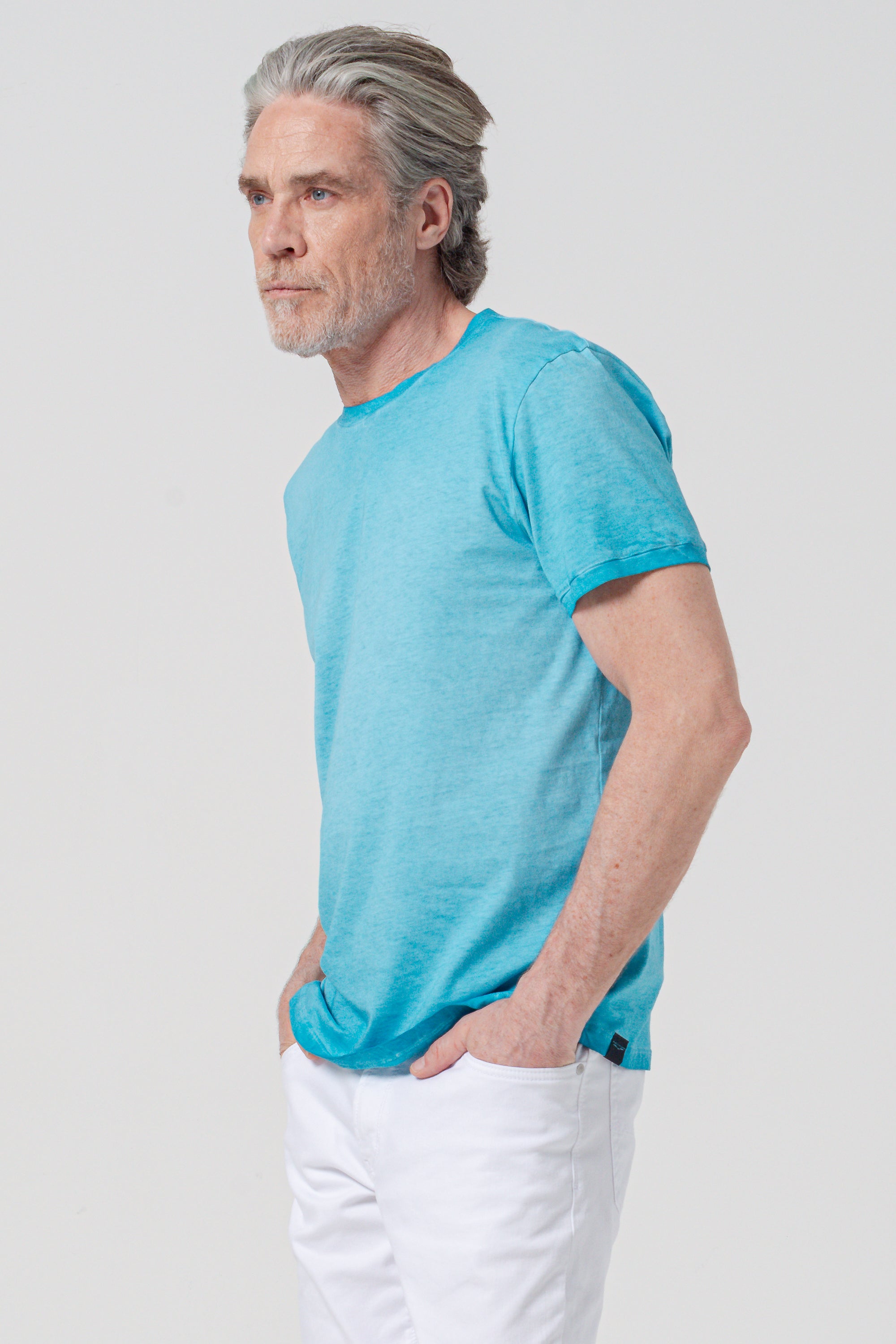 Club T-Shirt Slim Faded - Nettuno