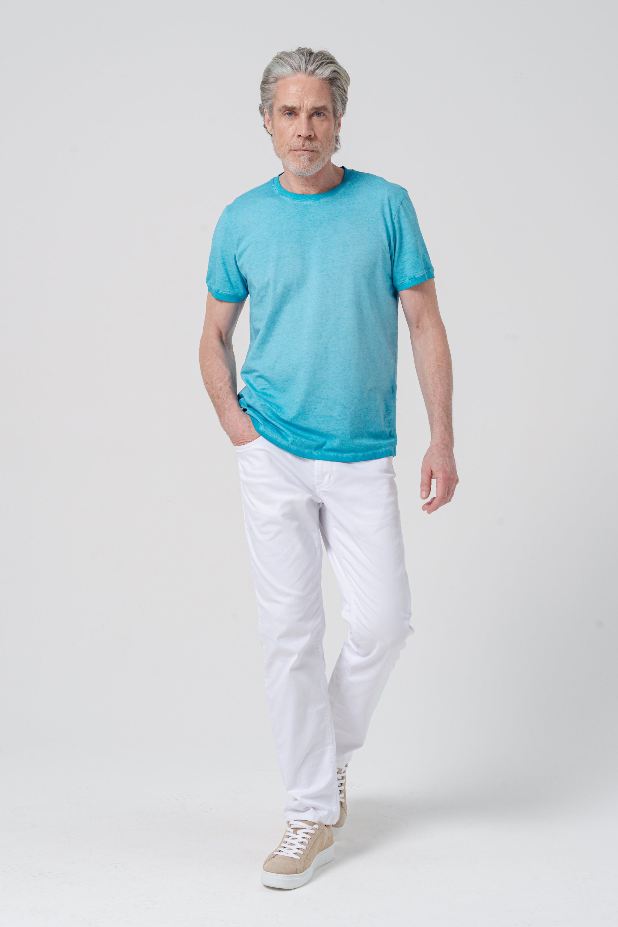 Club T-Shirt Slim Faded - Nettuno