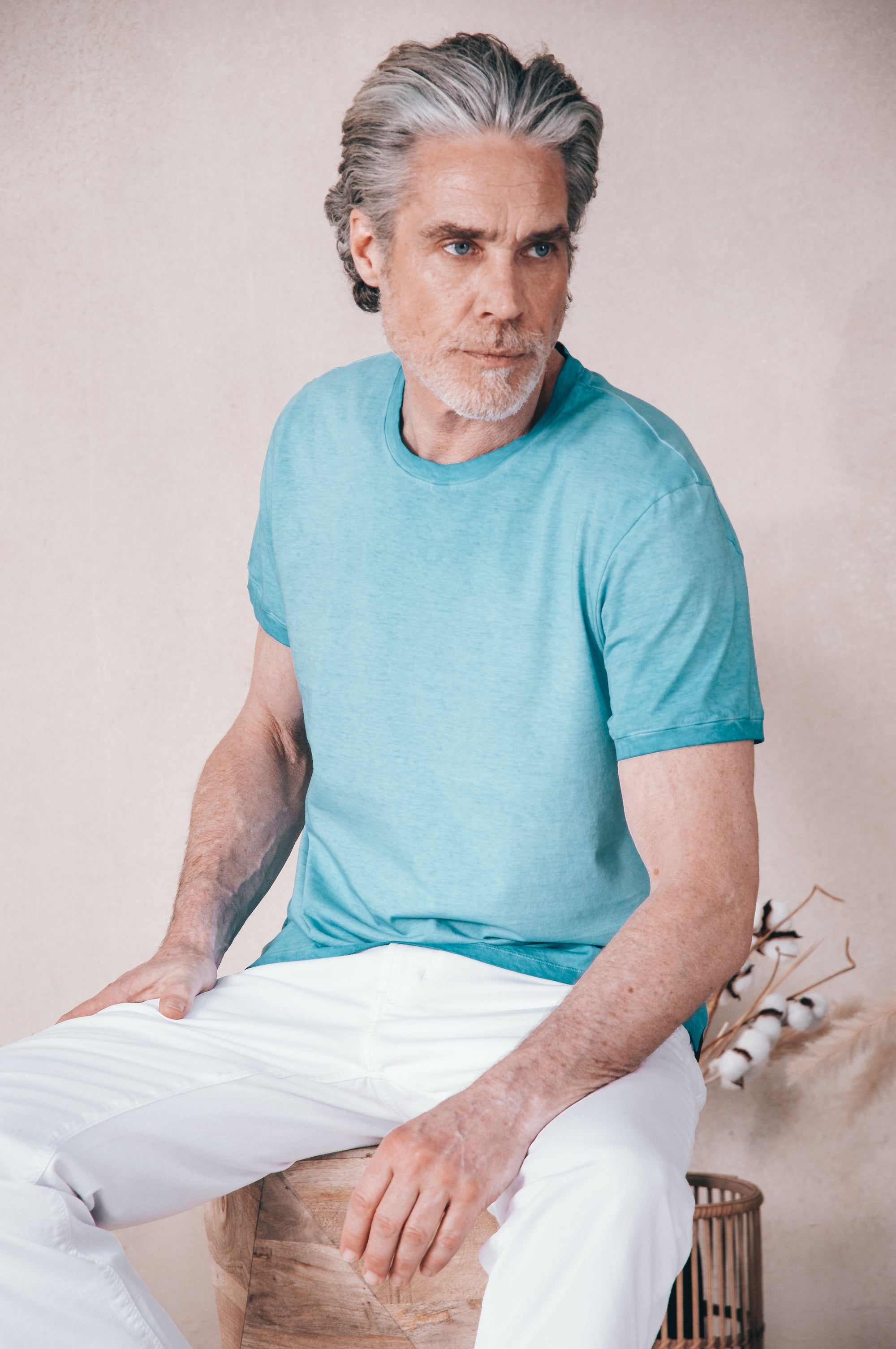 Club T-Shirt Slim Faded - Nettuno