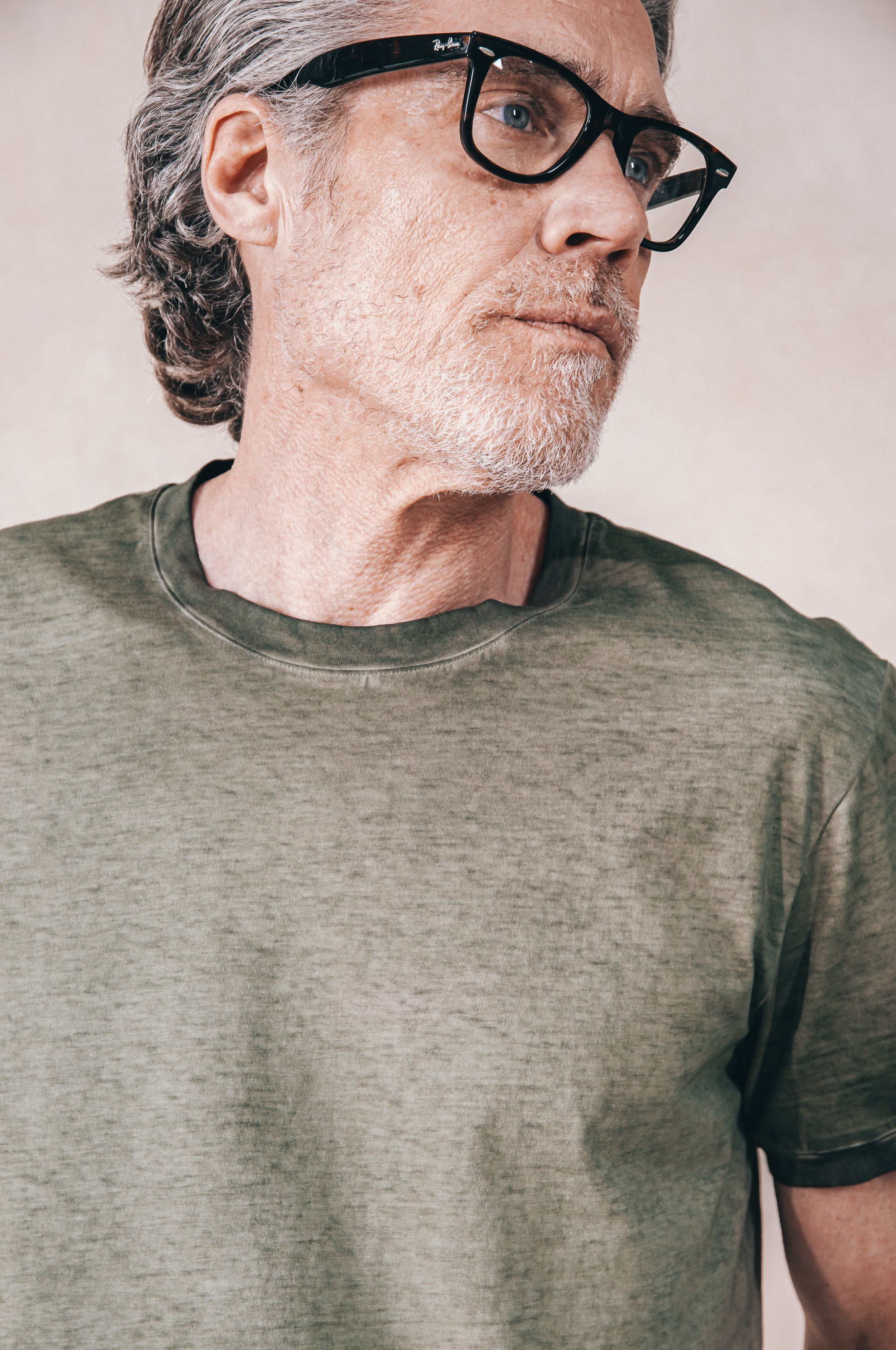 Club T-Shirt Slim Faded - Willow