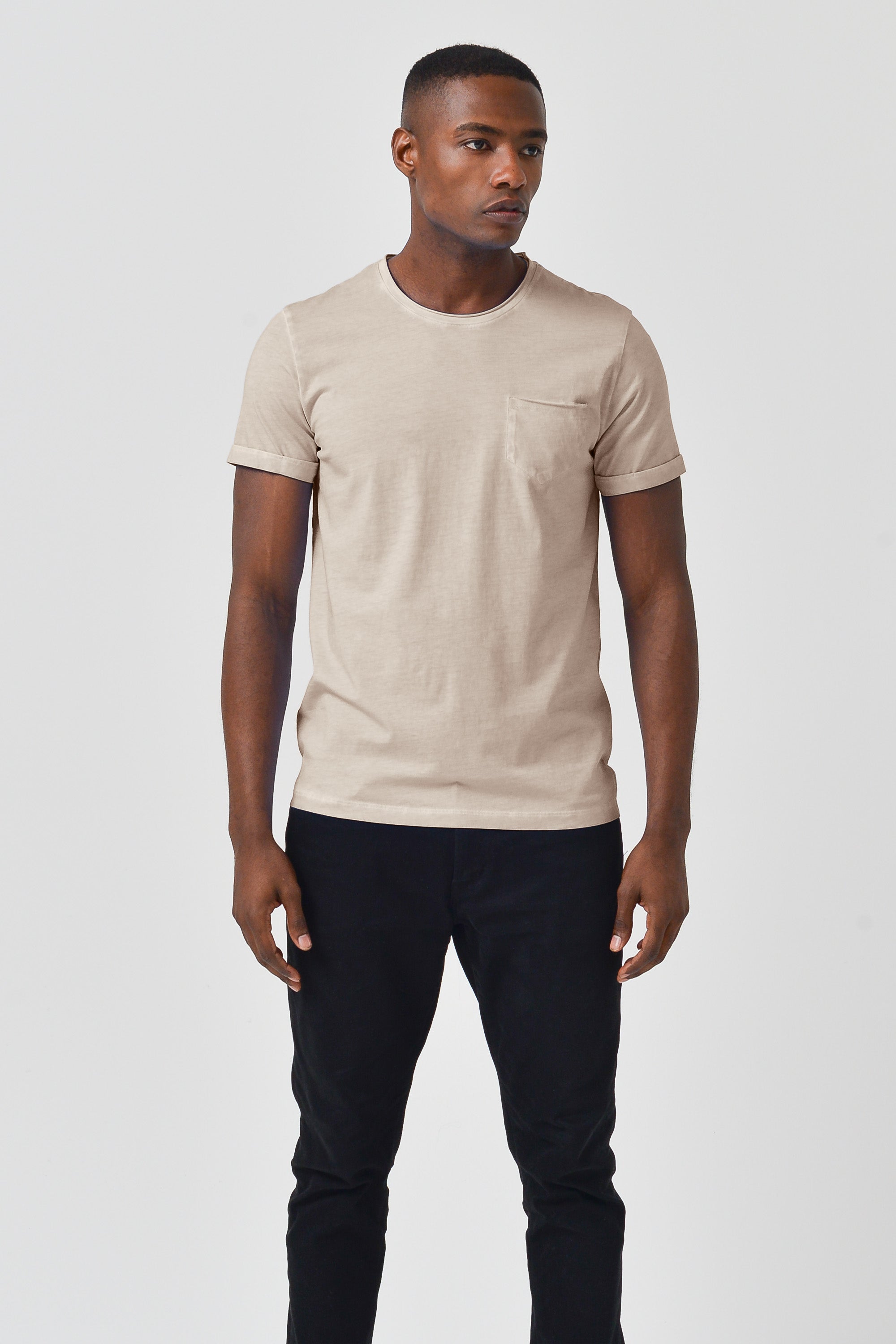 Plain Pocket Cotton T-Shirt - Harbor