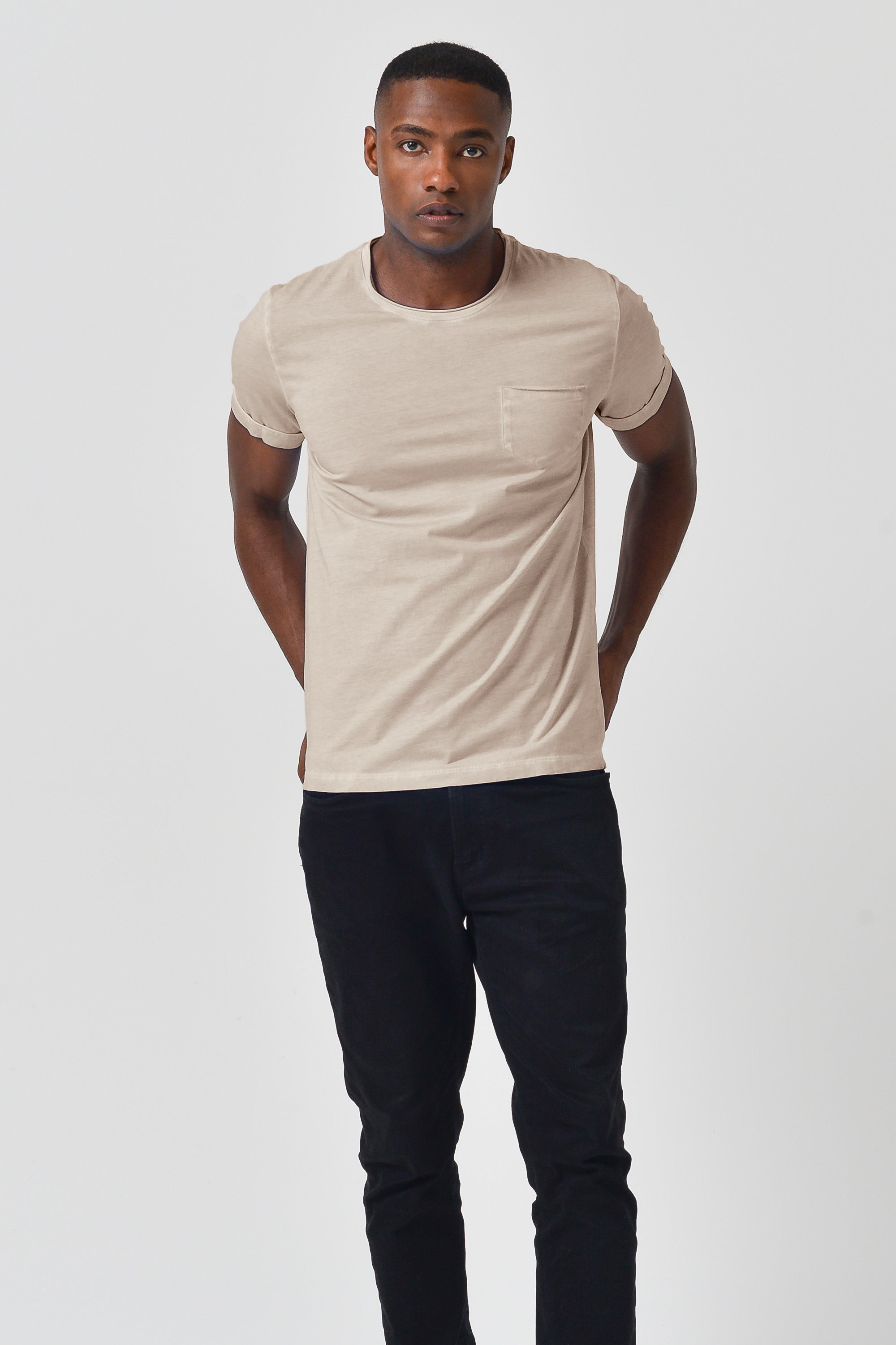 Plain Pocket Cotton T-Shirt - Harbor