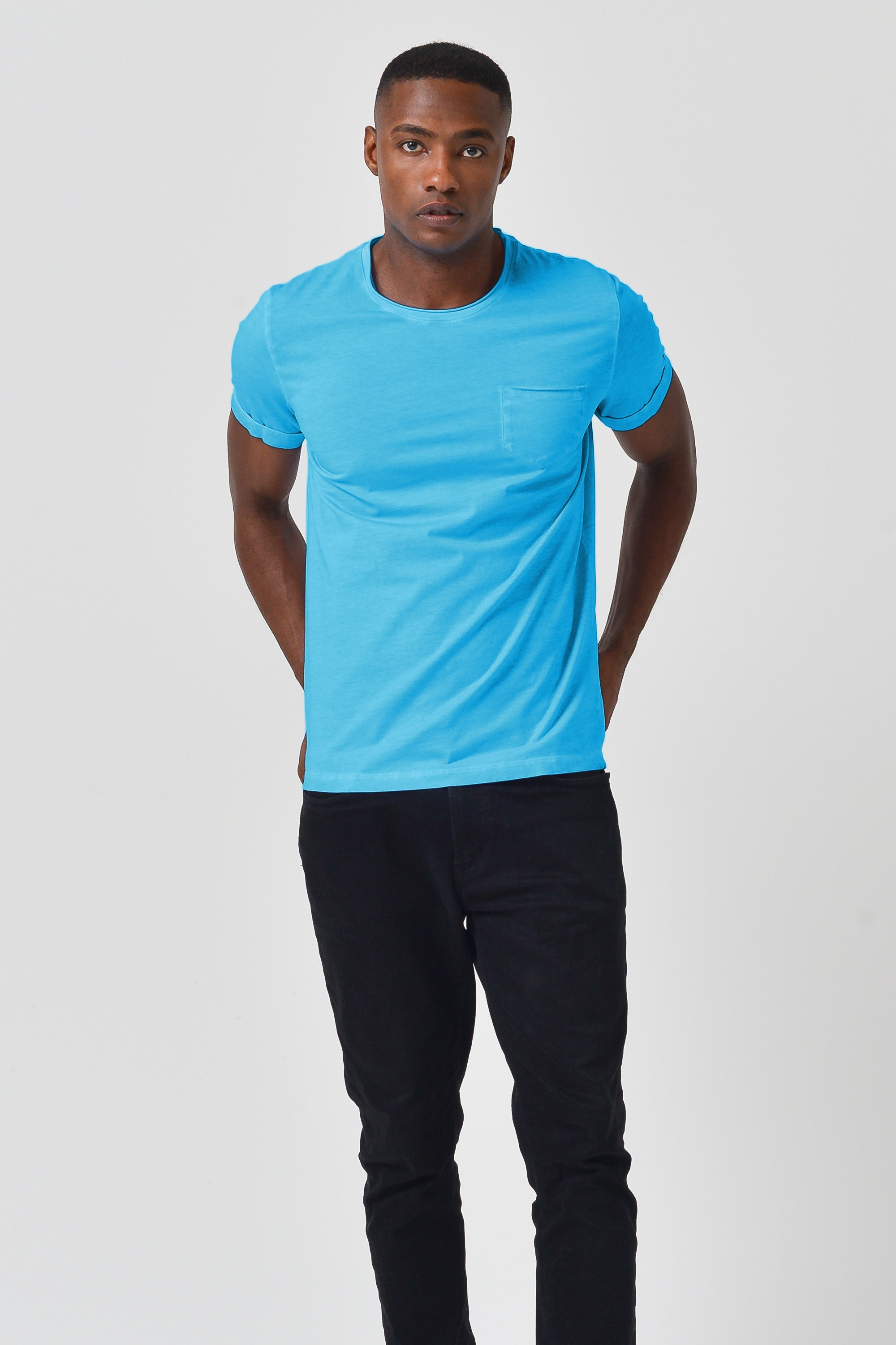 Plain Pocket Cotton T-Shirt - Mare