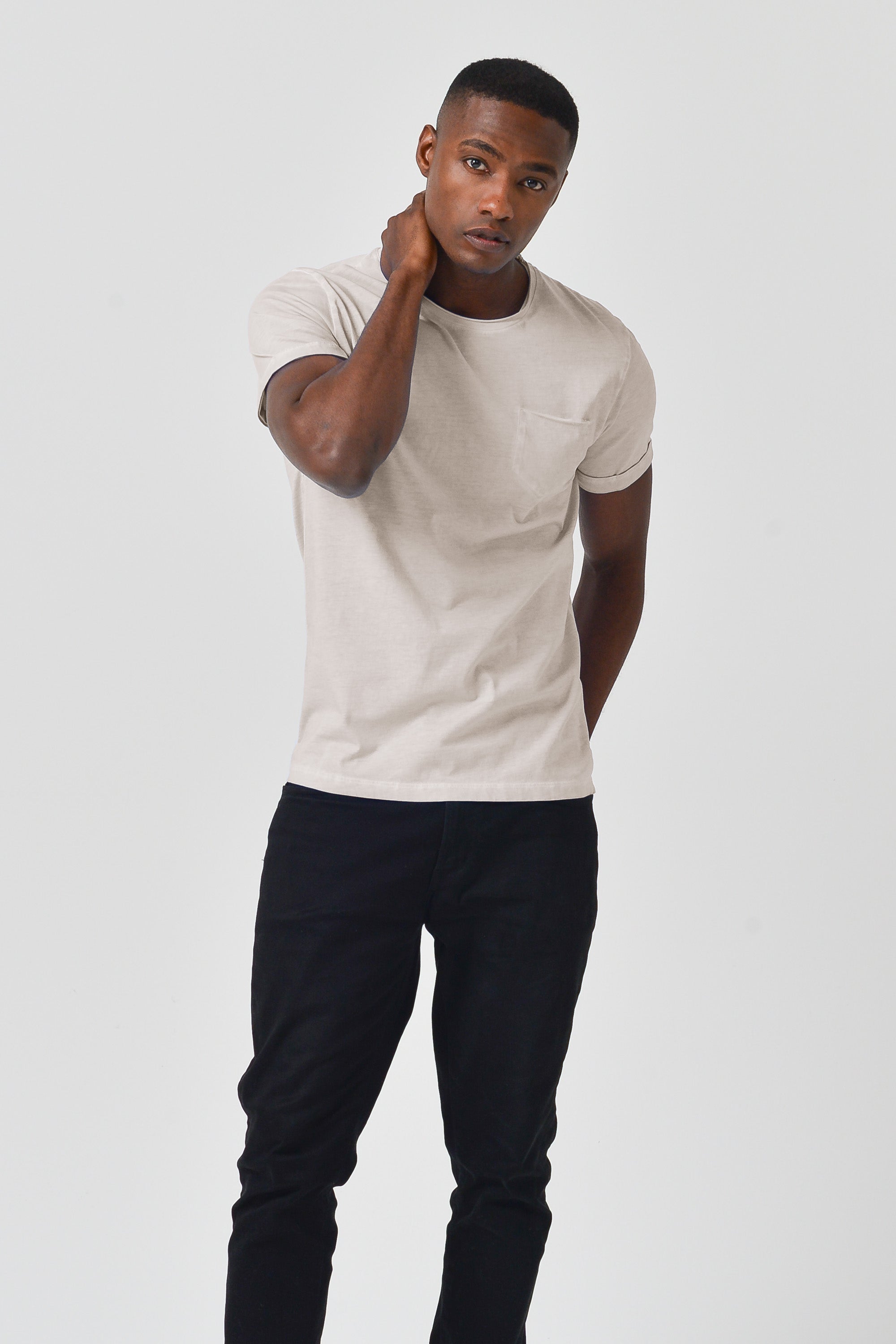 Plain Pocket Cotton T-Shirt - Canapa
