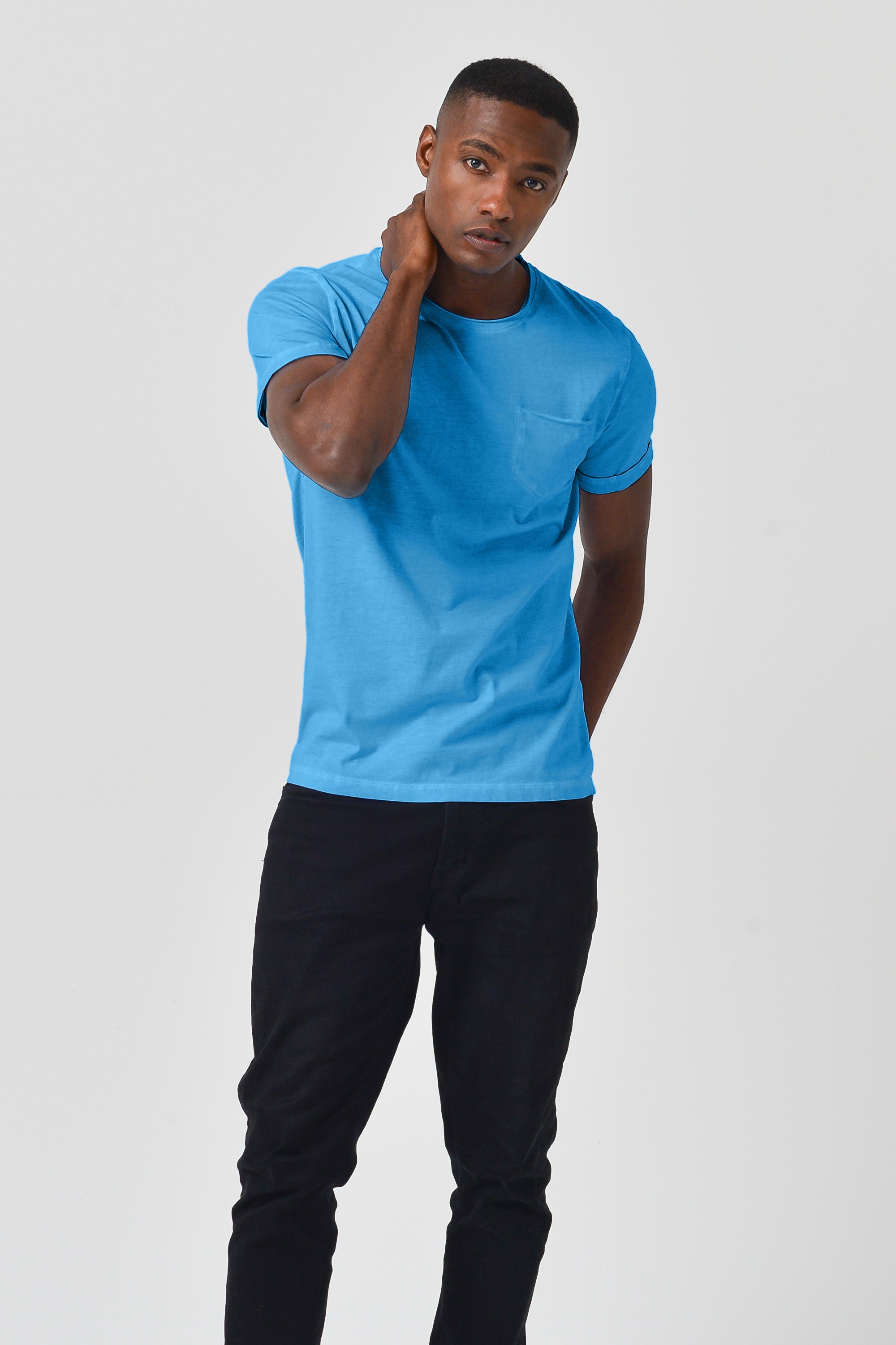 Plain Pocket Cotton T-Shirt - Lavezzi