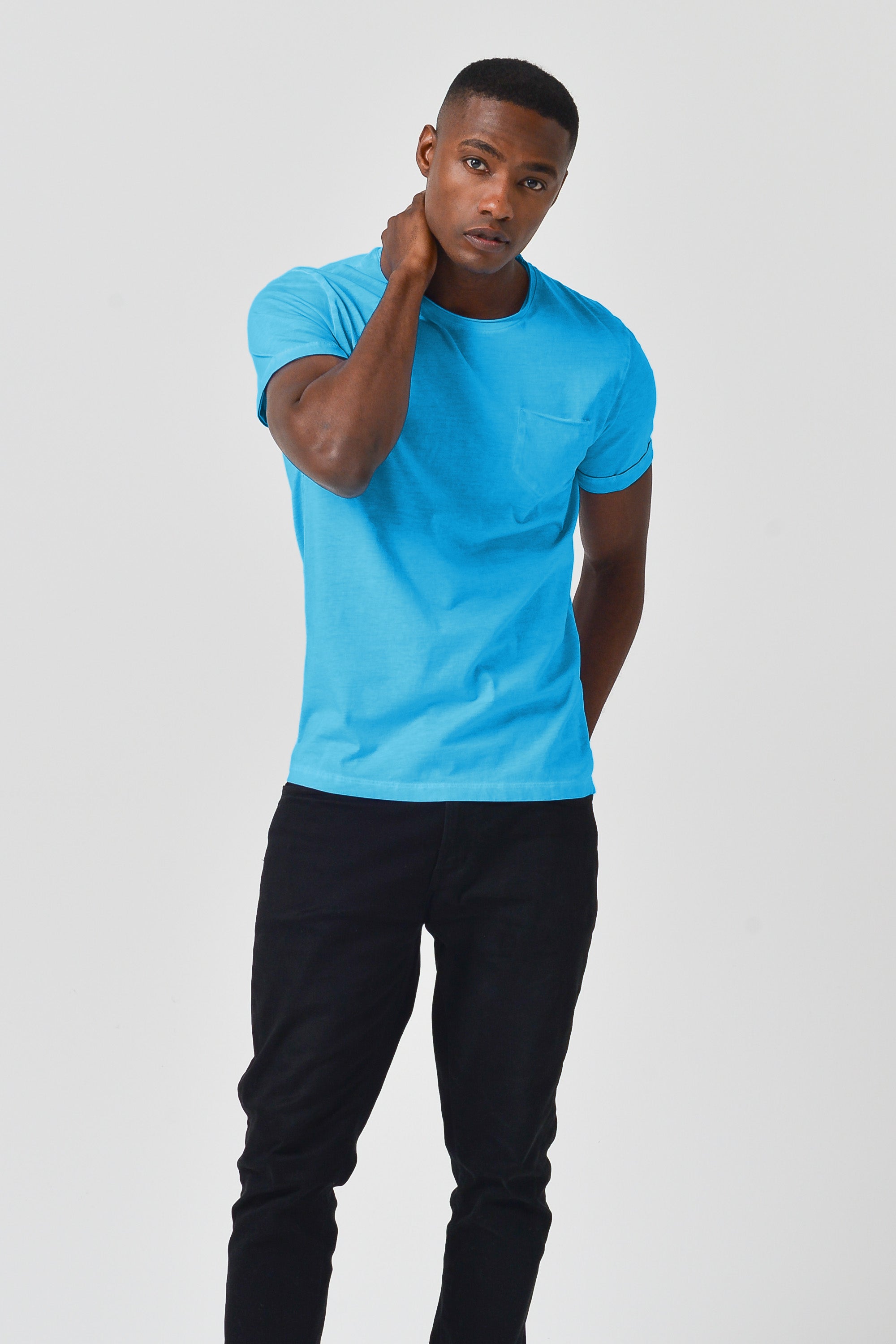 Plain Pocket Cotton T-Shirt - Mare