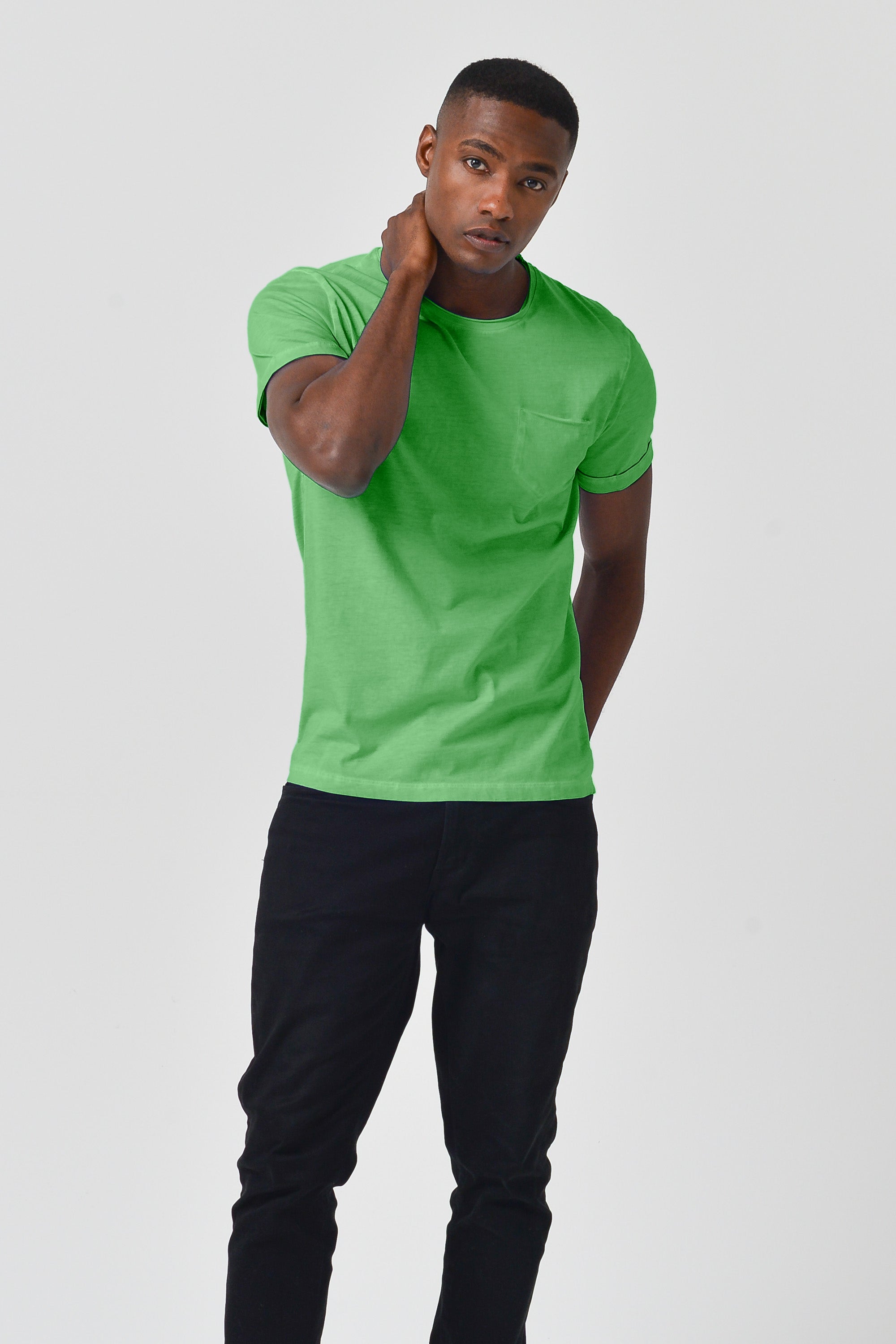 Plain Pocket Cotton T-Shirt - Martinica