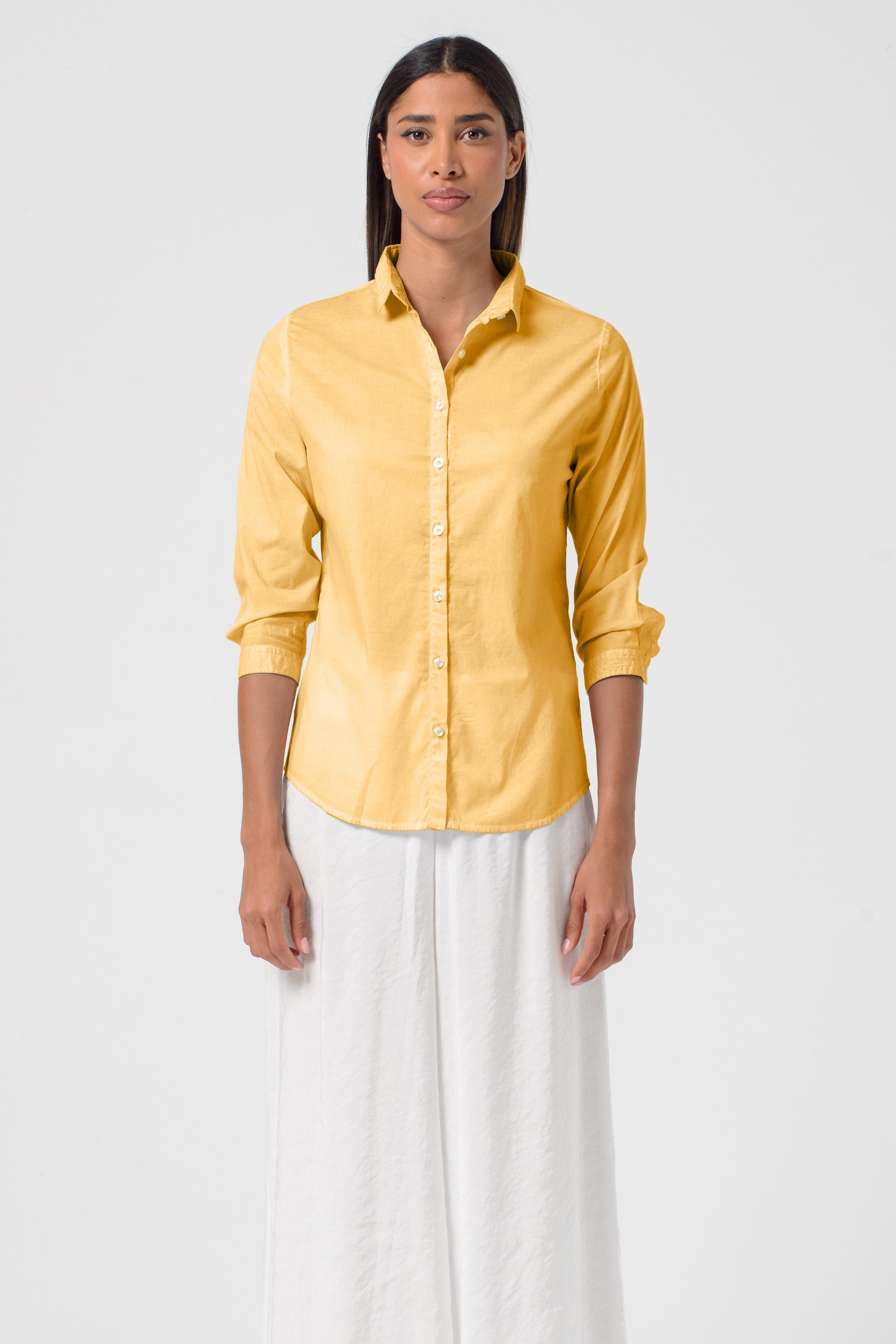 Valerie Poplin Shirt - Melone