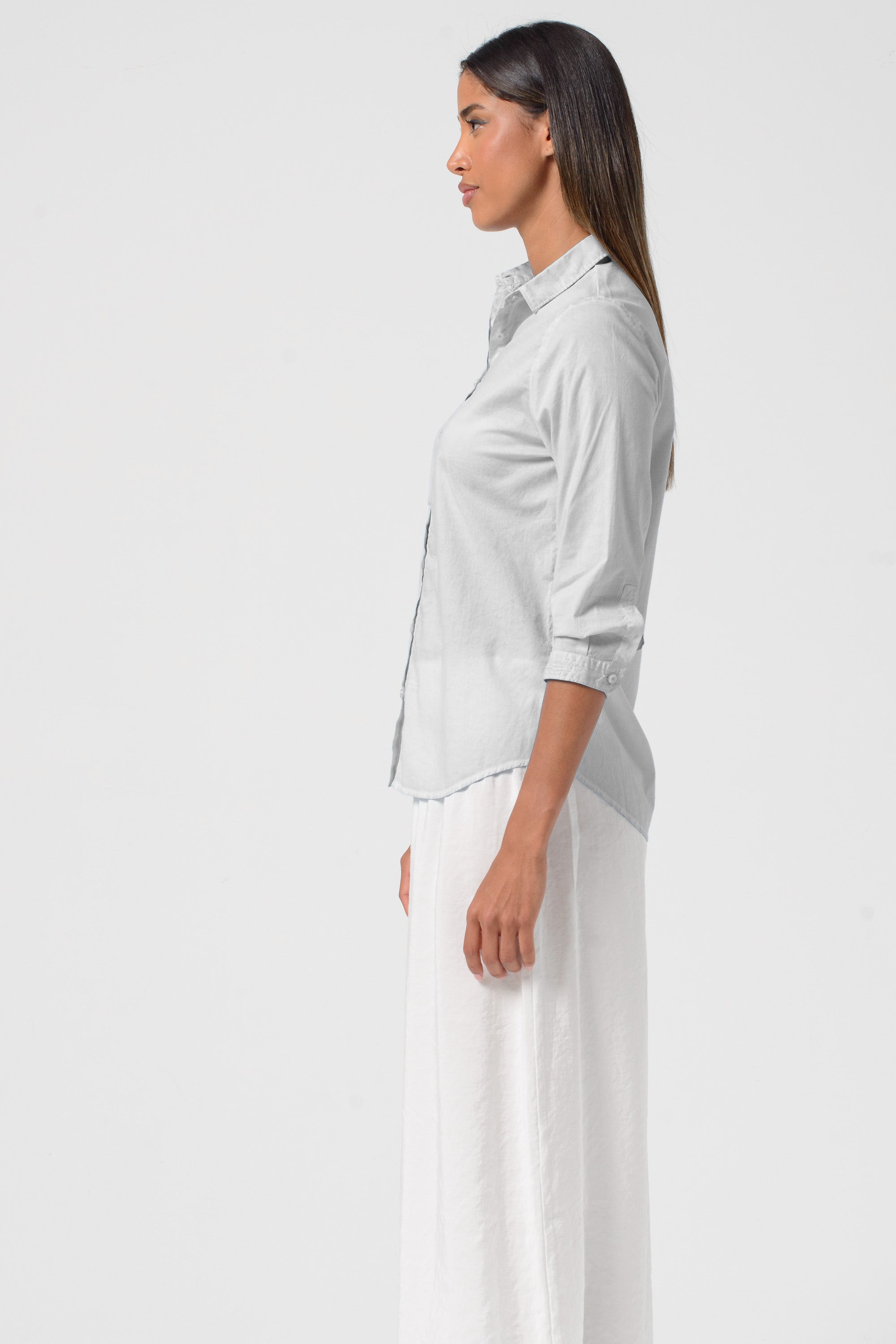Valerie Poplin Shirt - Marmo