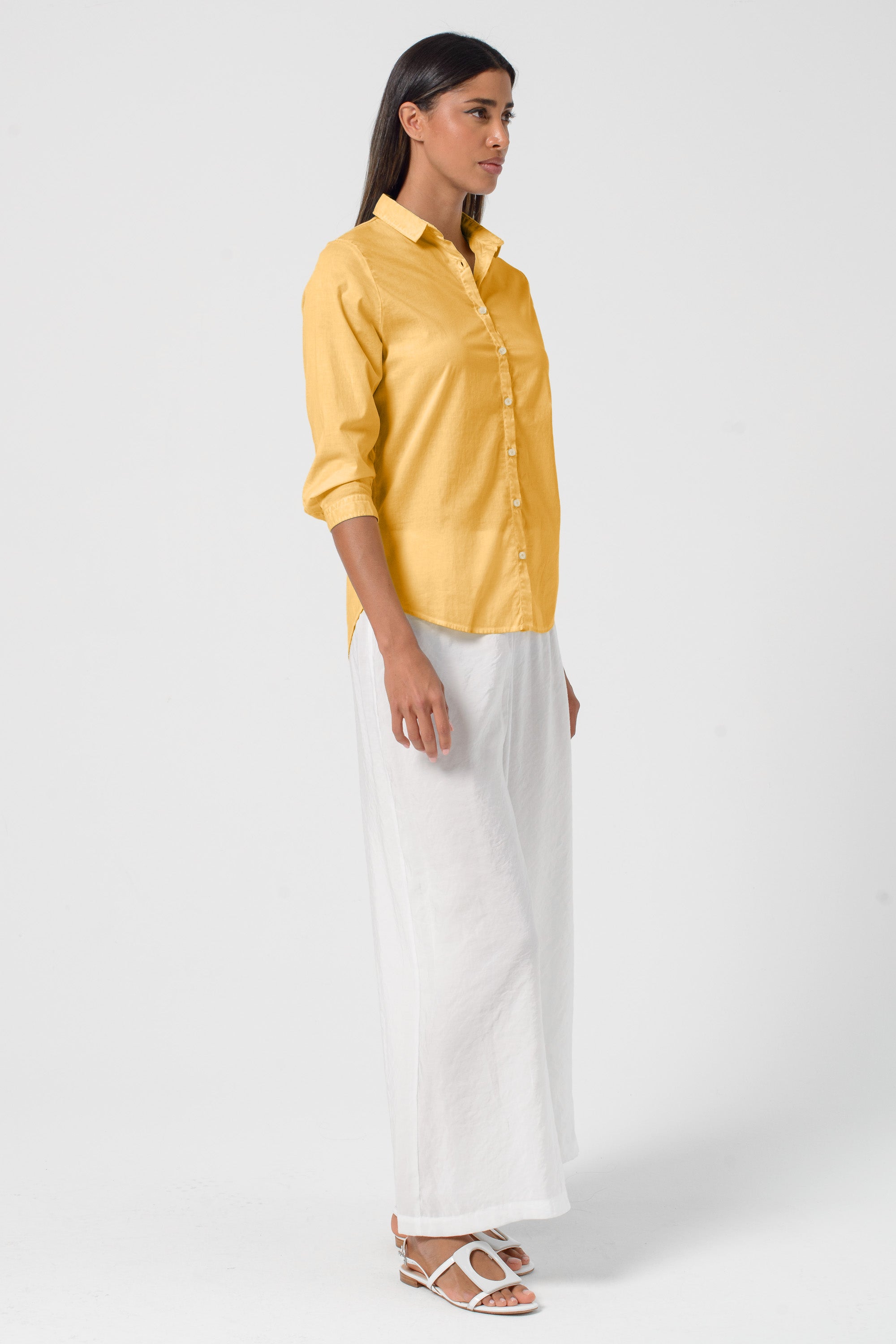 Valerie Poplin Shirt - Melone