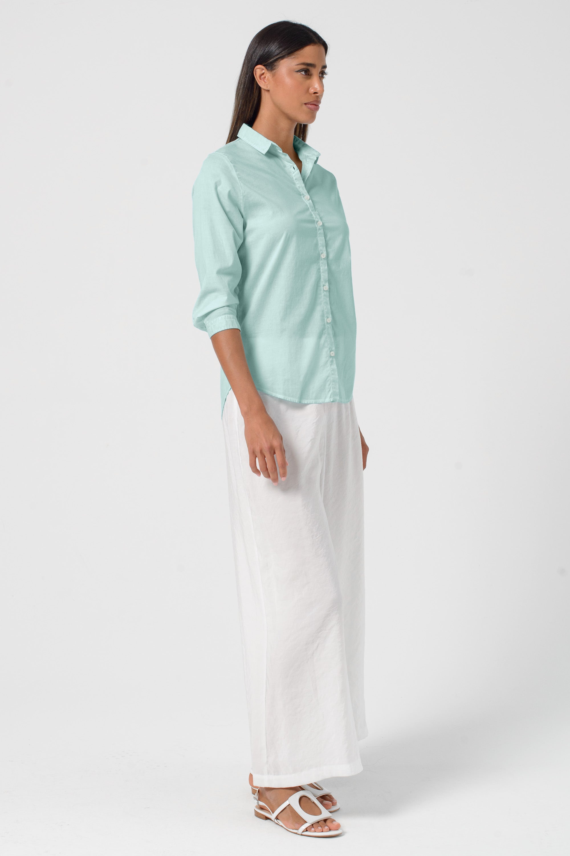 Valerie Poplin Shirt - Tahiti