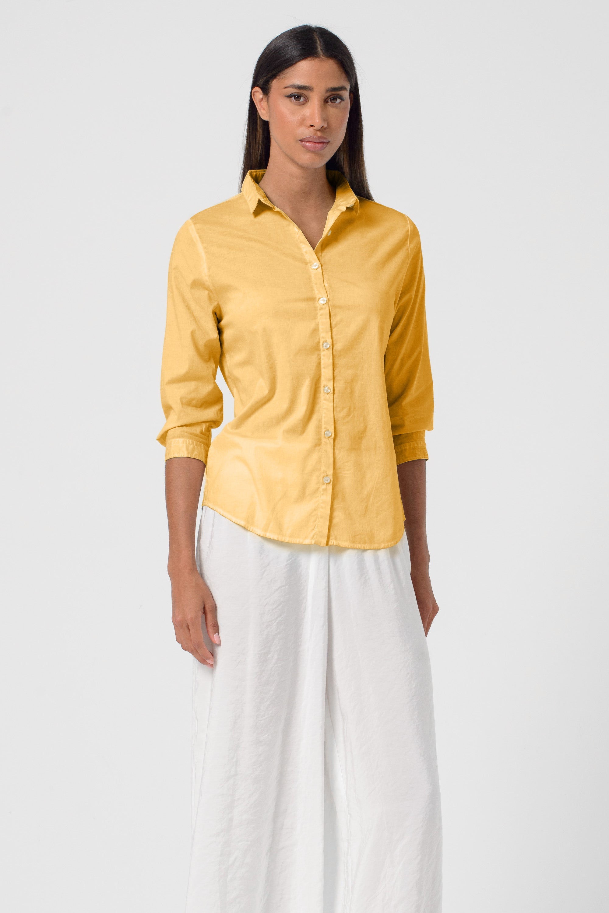 Valerie Poplin Shirt - Melone