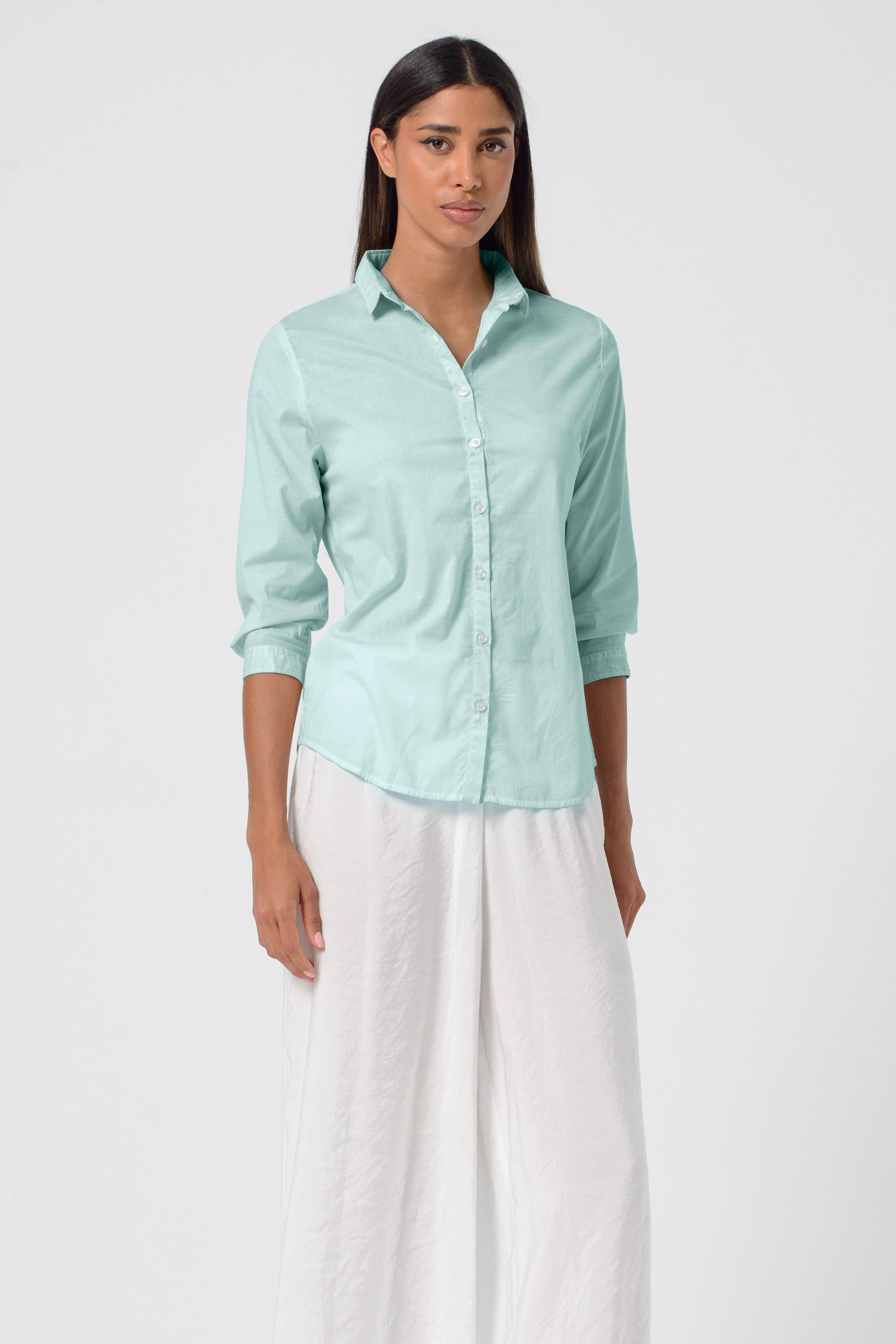 Valerie Poplin Shirt - Tahiti