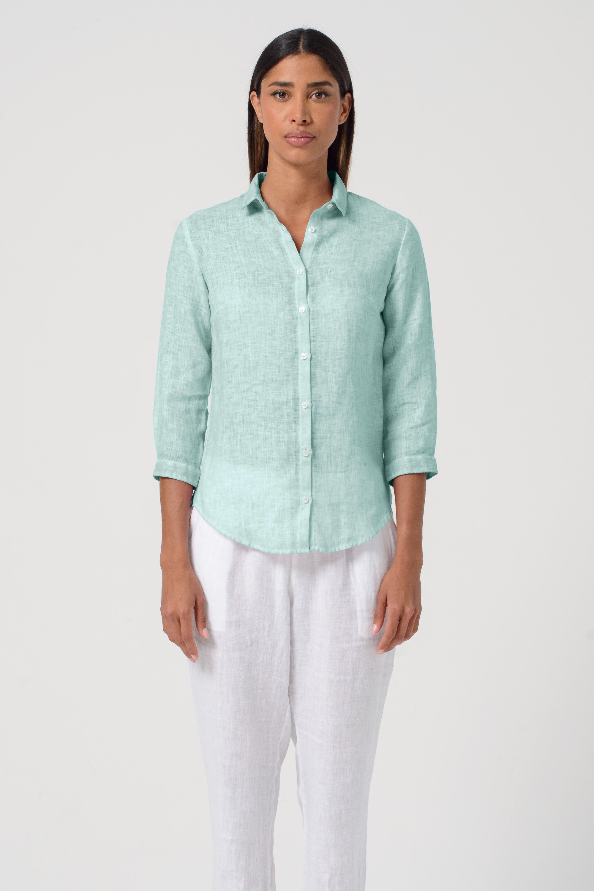 Valerie Linen Shirt - Tahiti