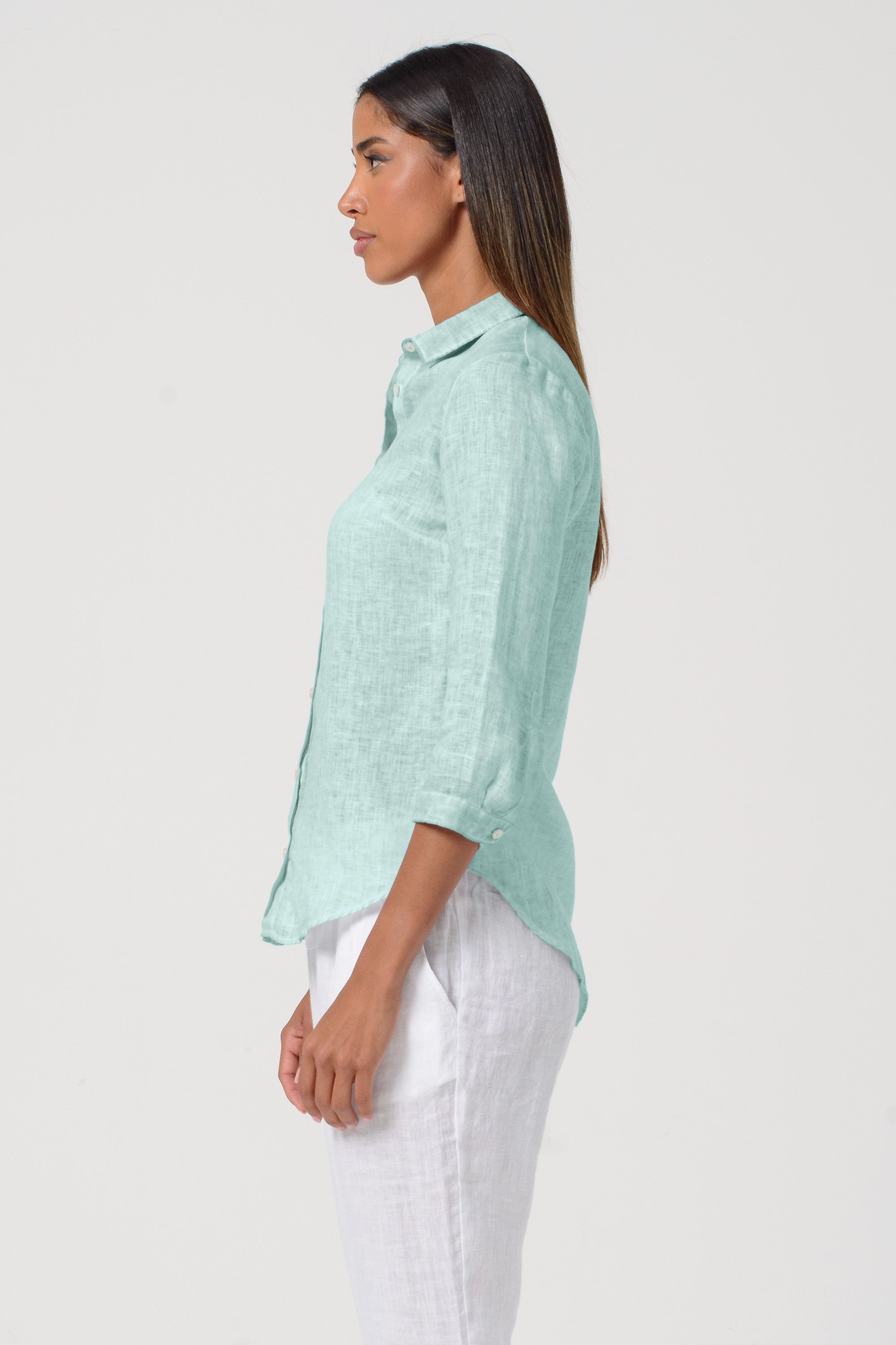 Valerie Linen Shirt - Tahiti