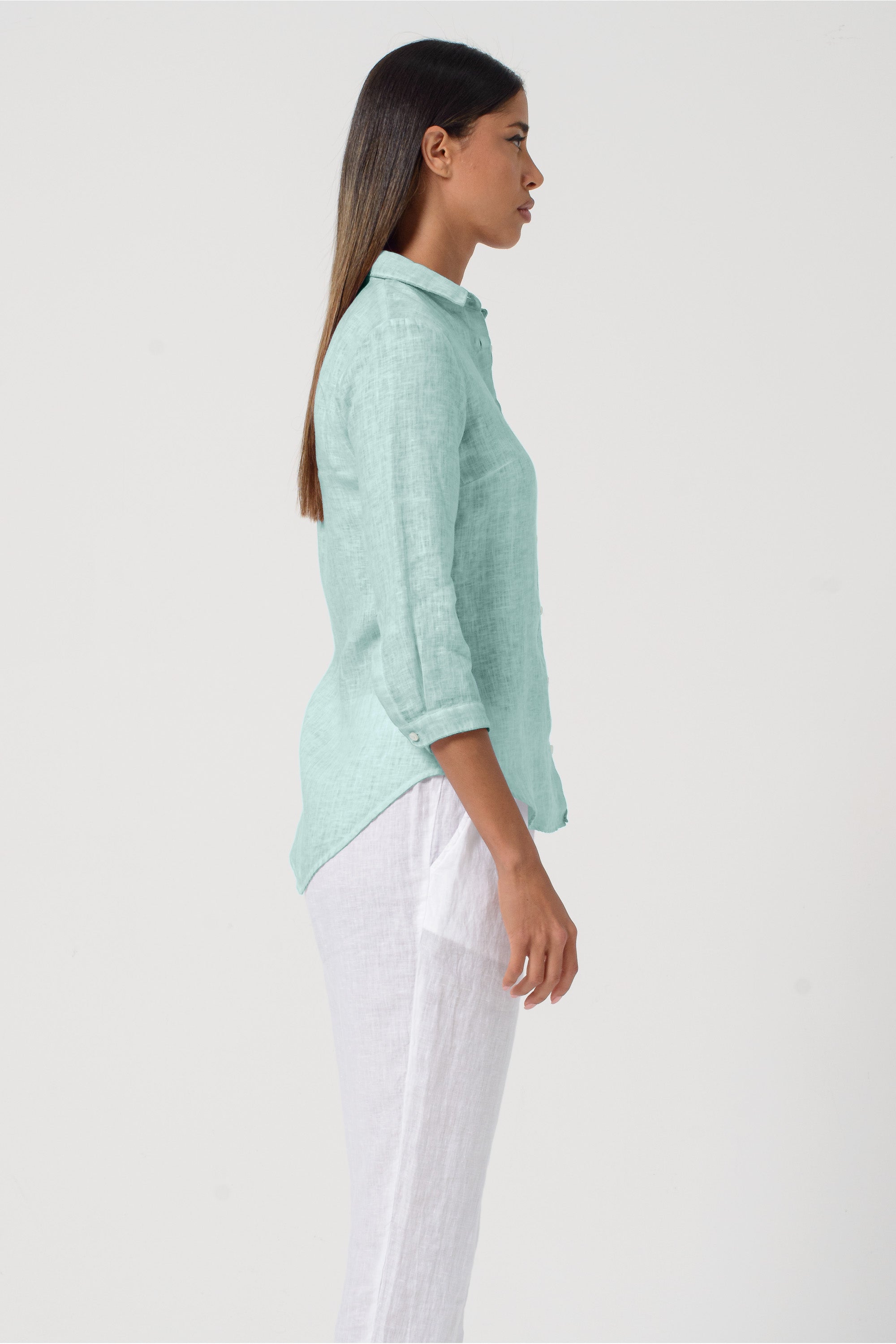 Valerie Linen Shirt - Tahiti