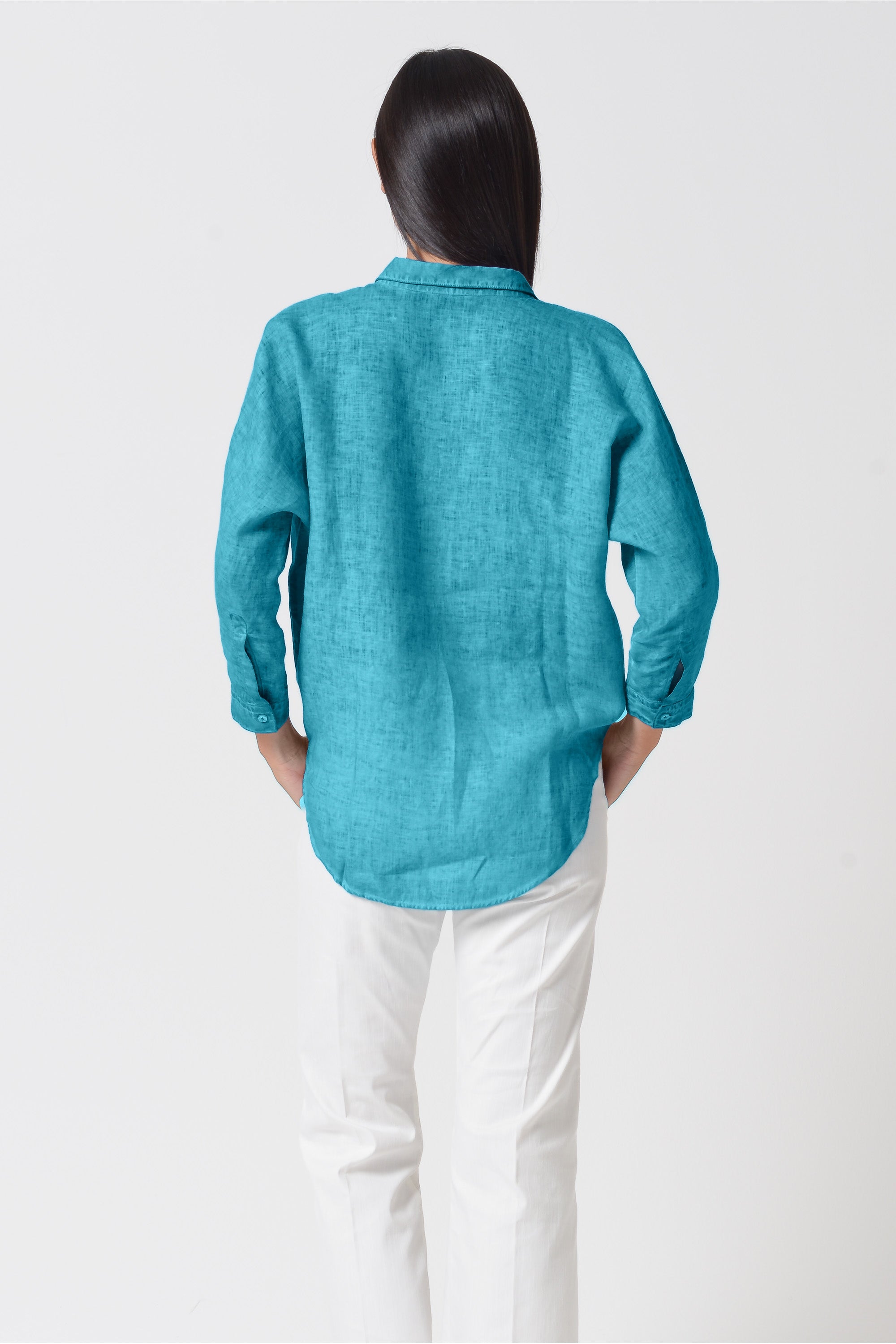 Ollie Linen Blouse - Nettuno