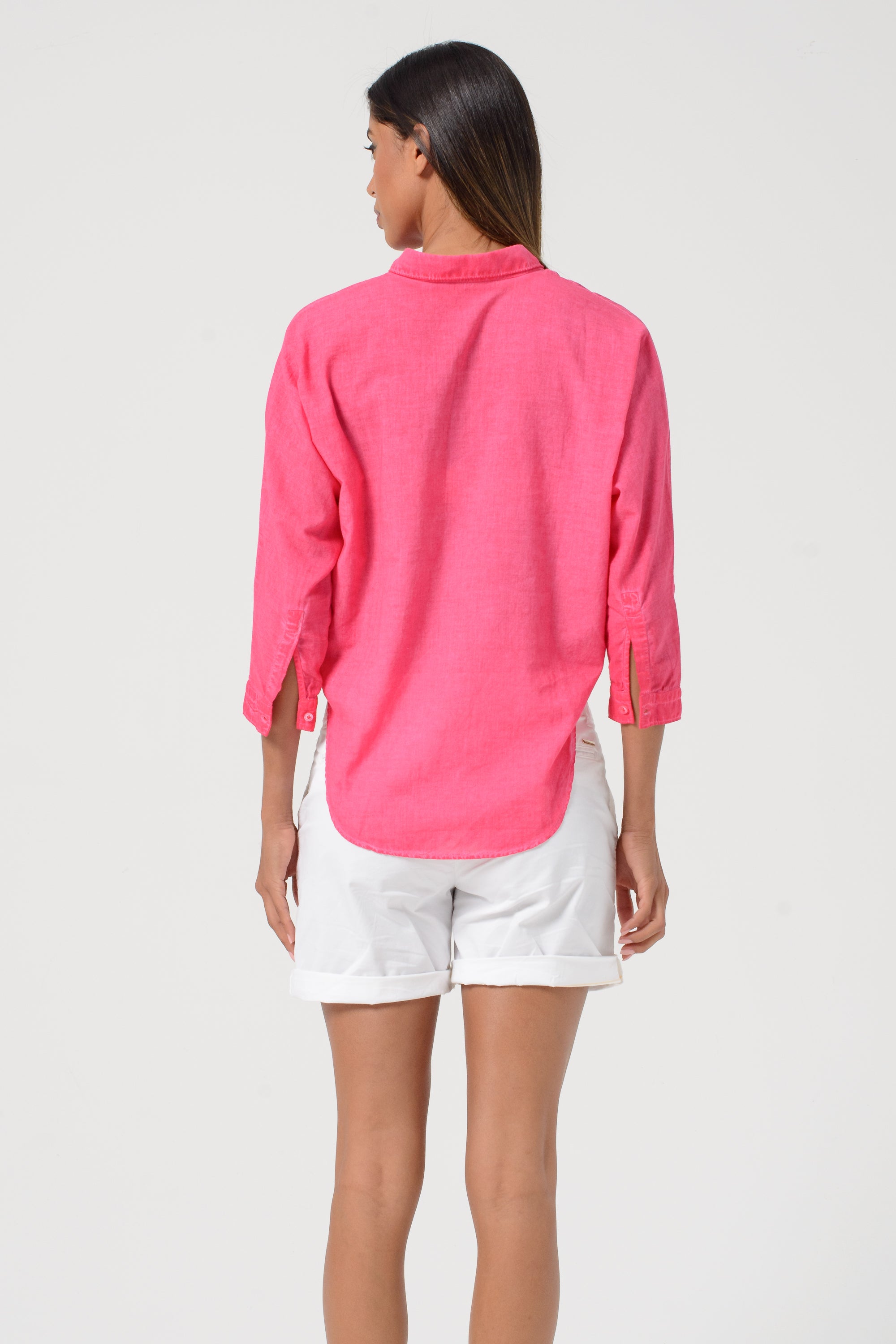 Ollie Voile Blouse - Azalea