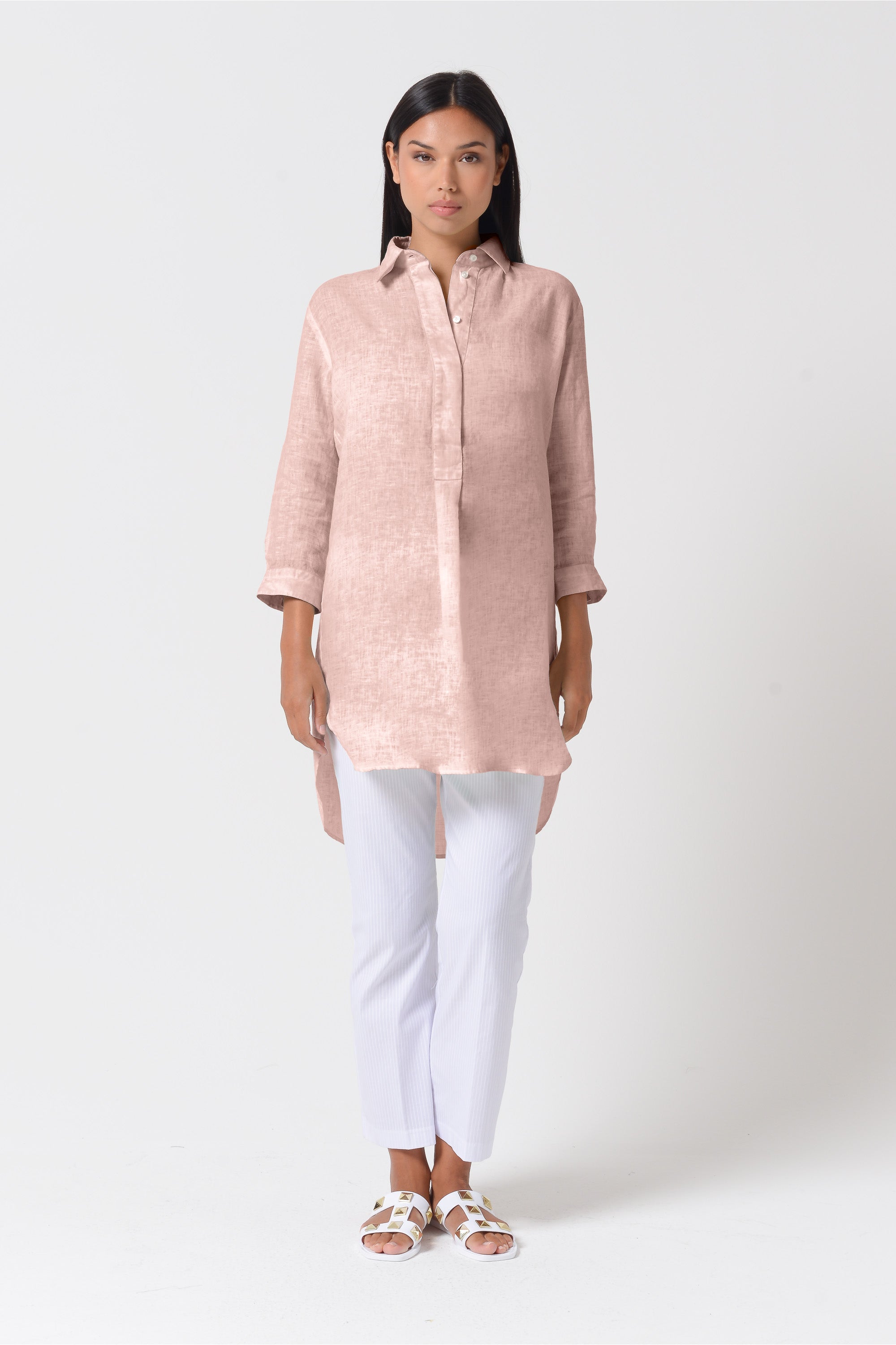 Mini Linen Shirtdress - Bali