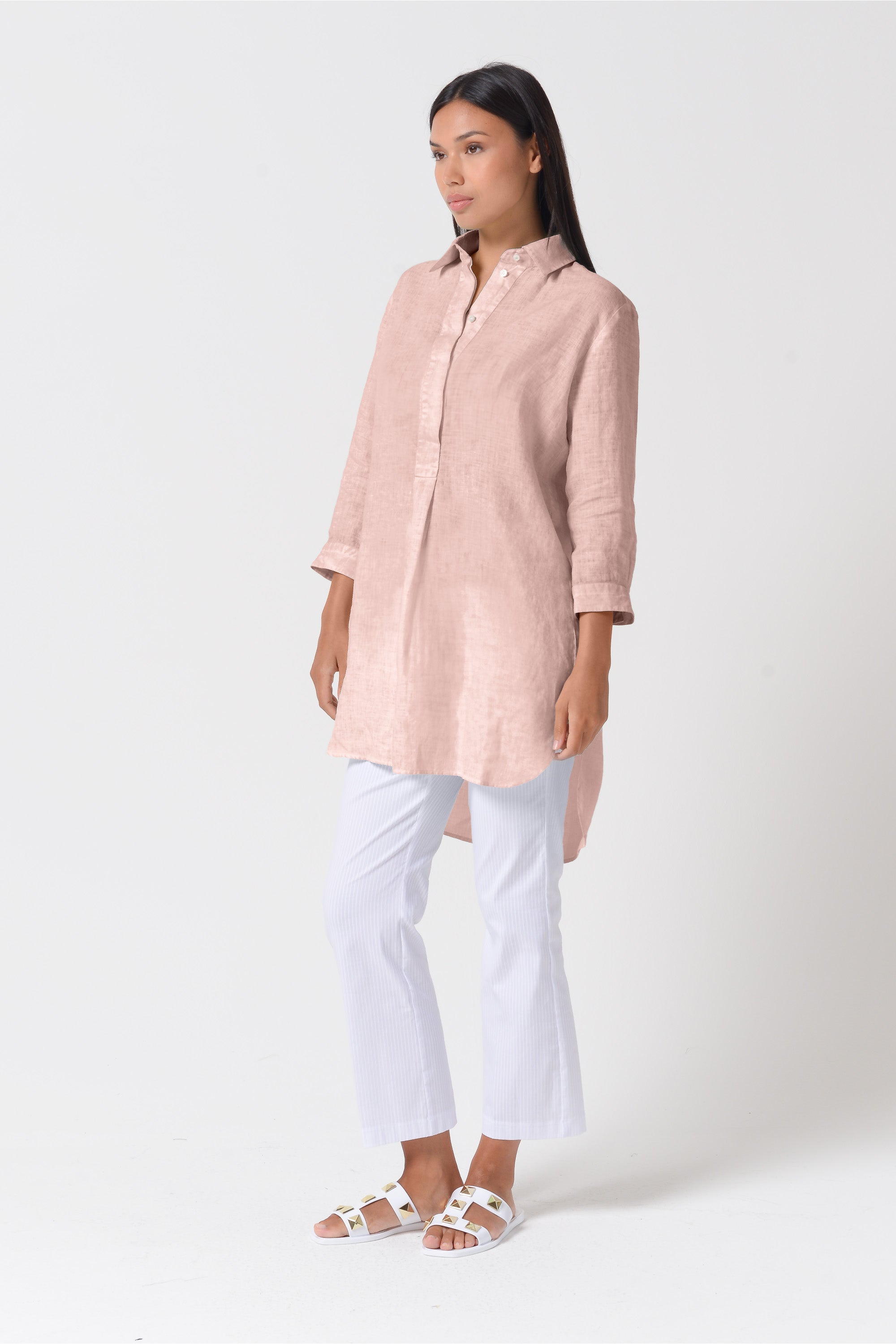 Mini Linen Shirtdress - Bali