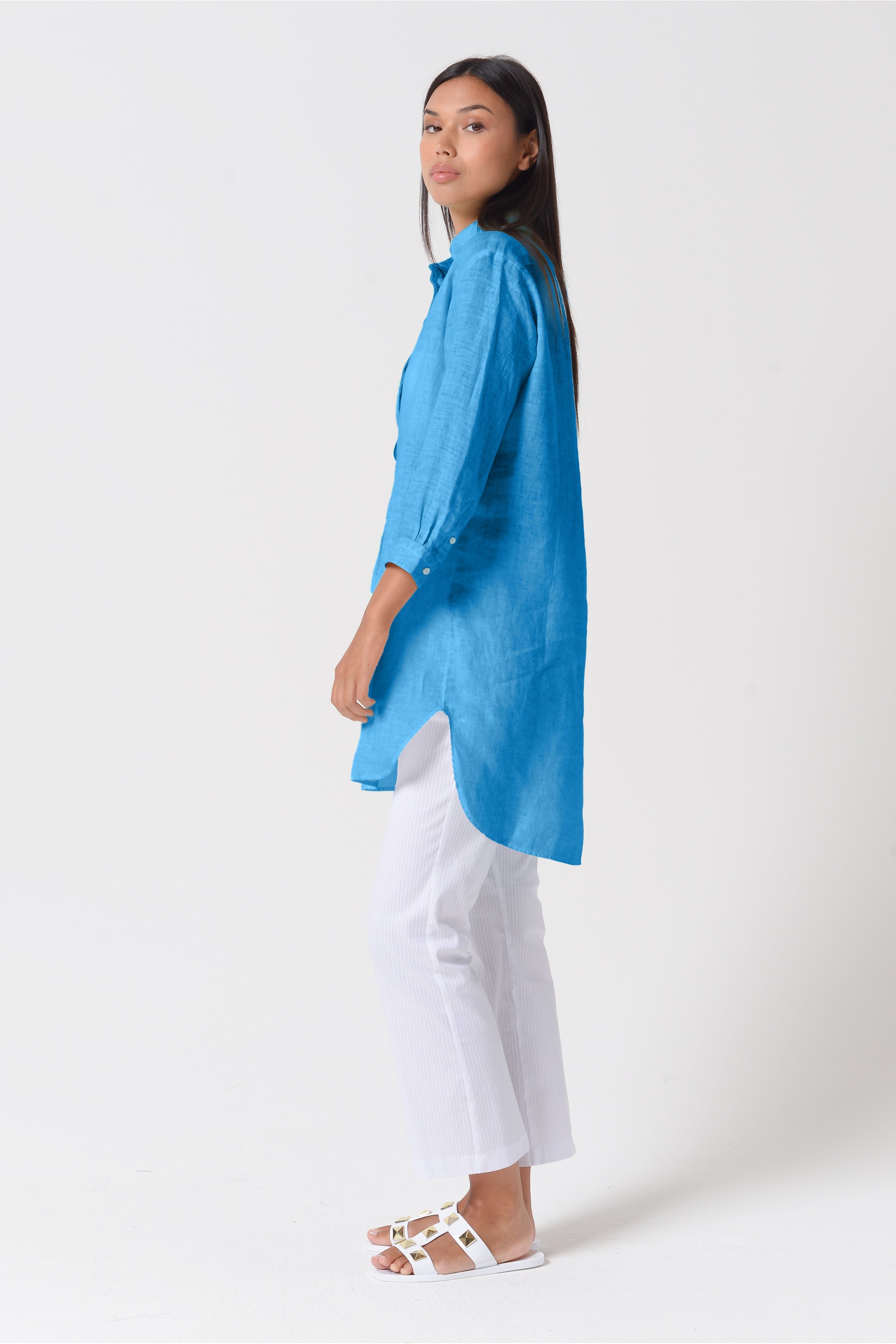 Mini Linen Shirtdress - Lavezzi