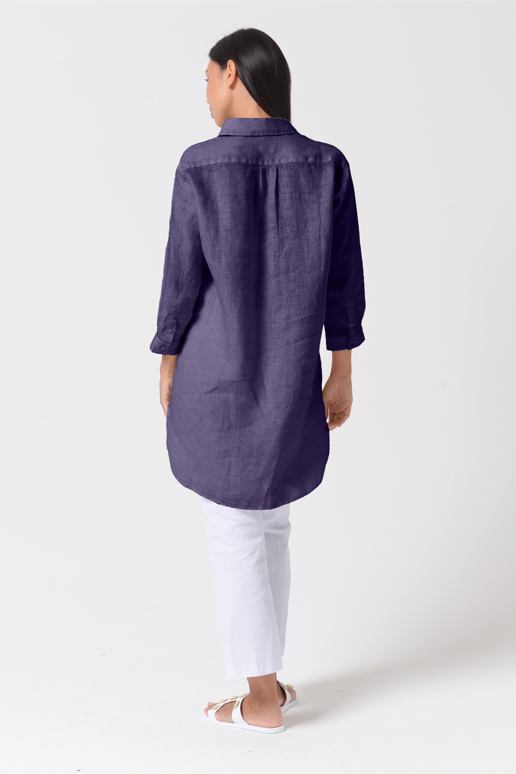 Mini Linen Shirtdress - More