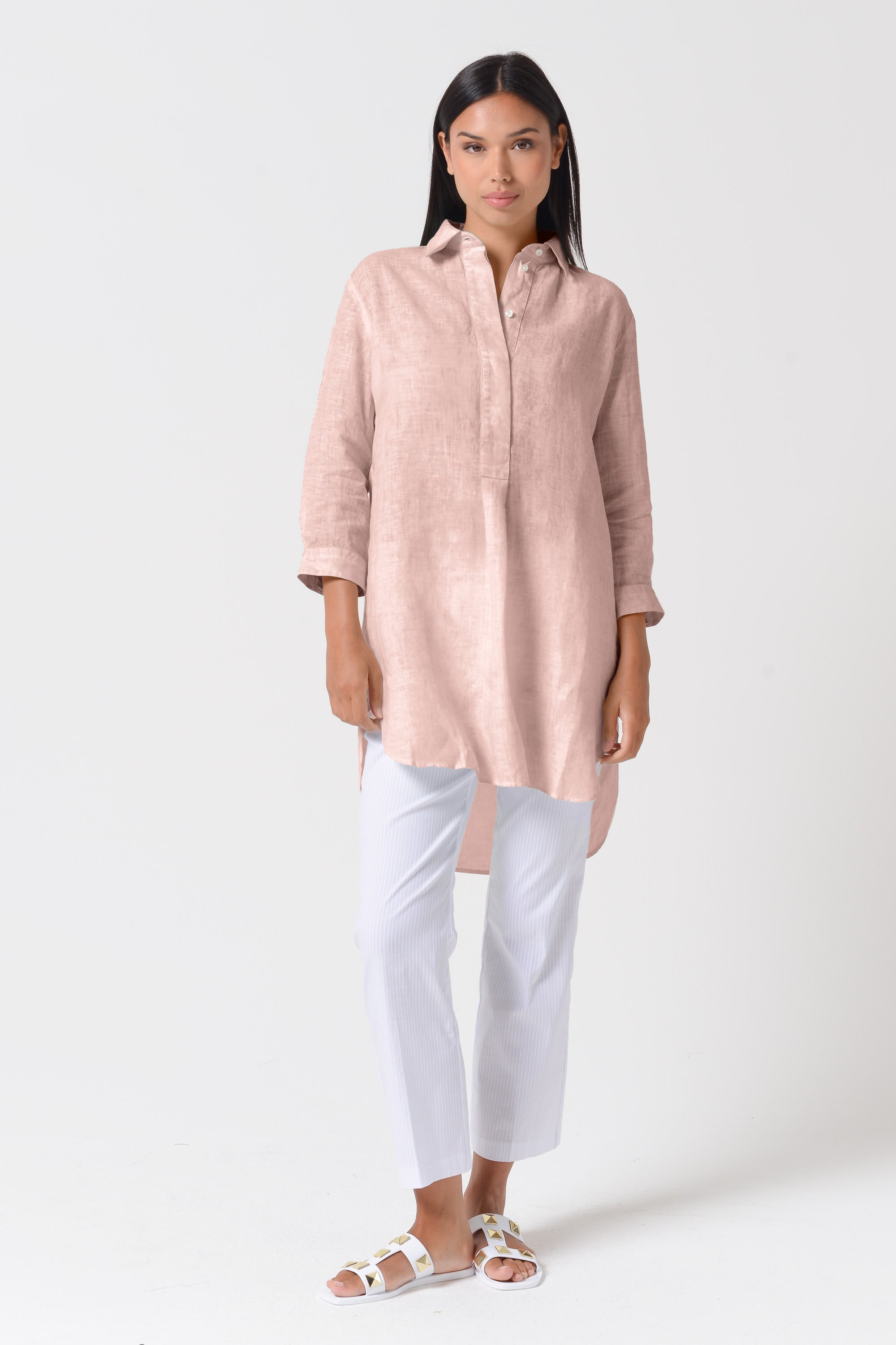 Mini Linen Shirtdress - Bali