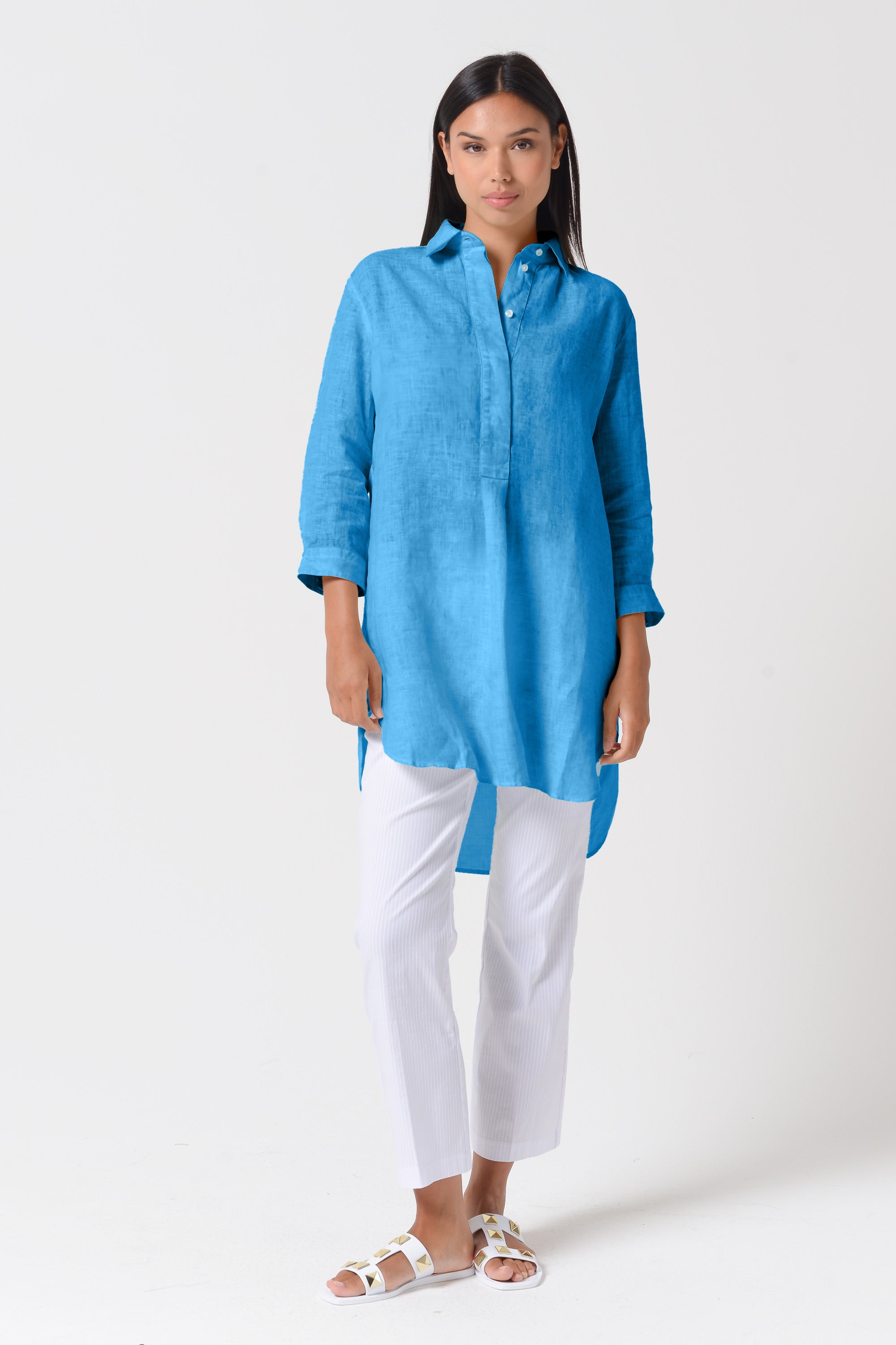 Mini Linen Shirtdress - Lavezzi