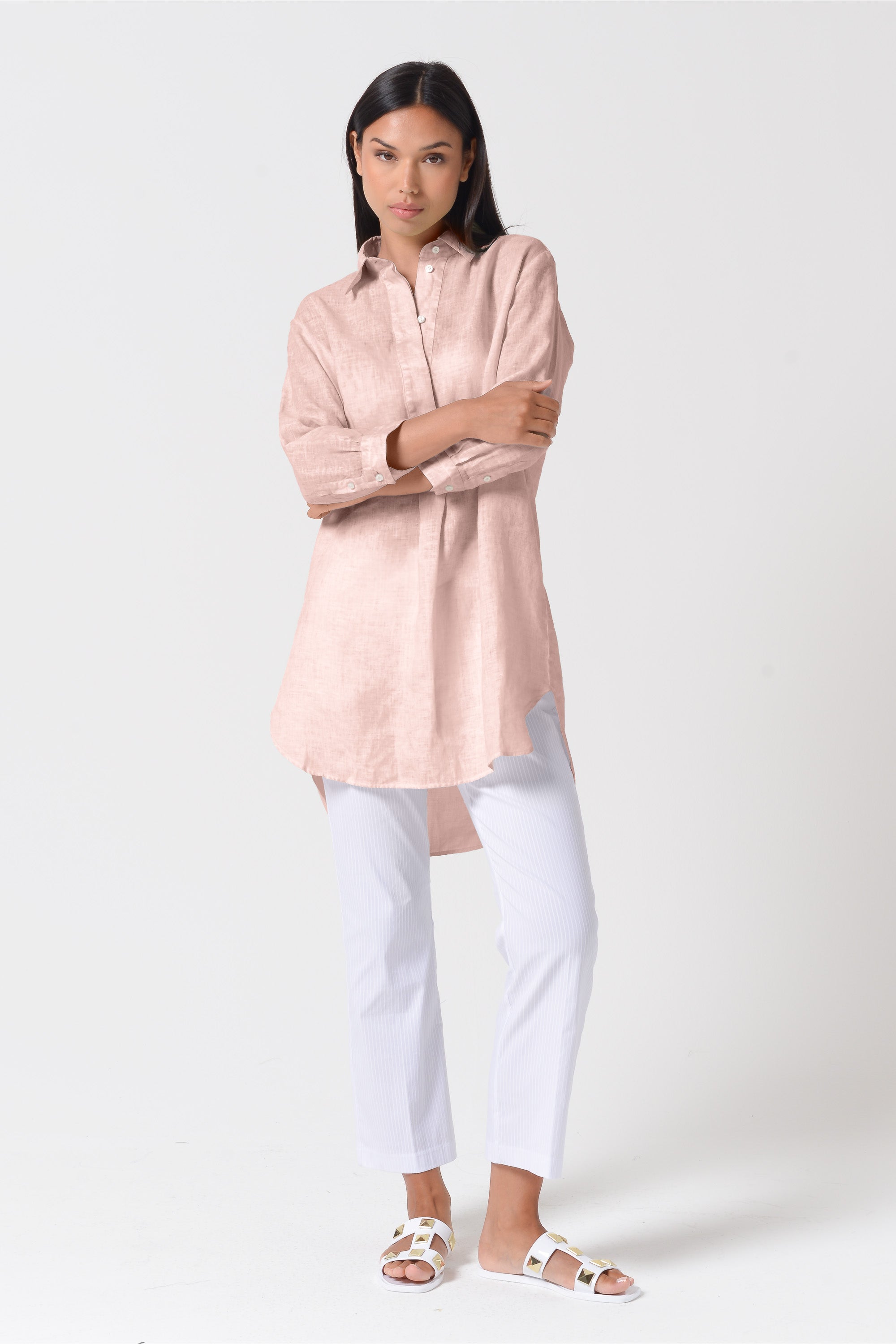 Mini Linen Shirtdress - Bali