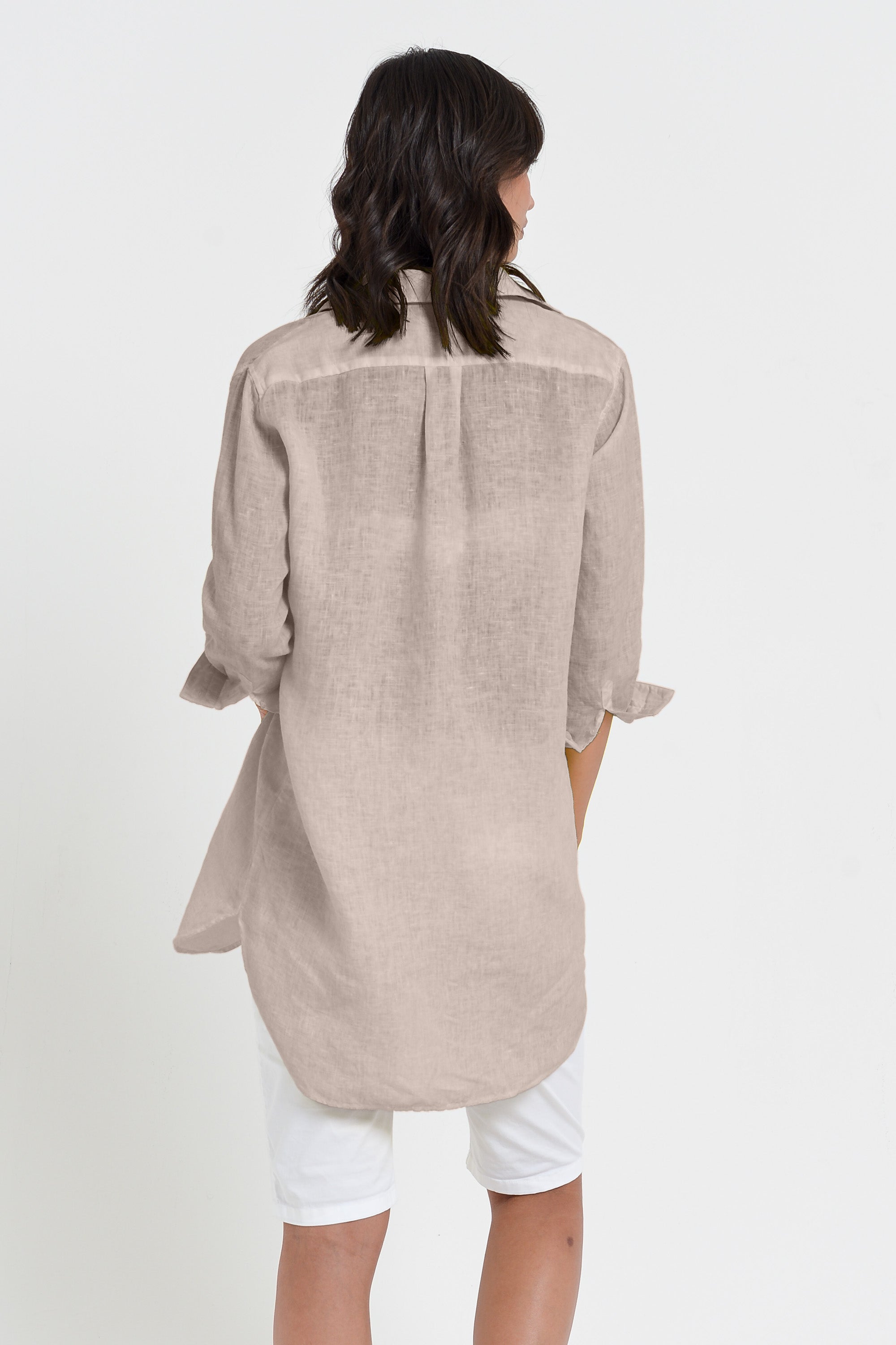 Chemisier Aperto Lino - Corda