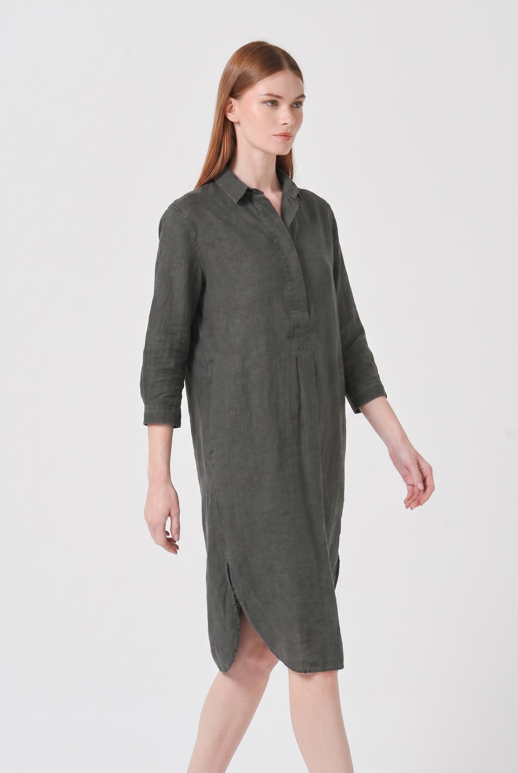 Long Voile Shirtdress - Pietra
