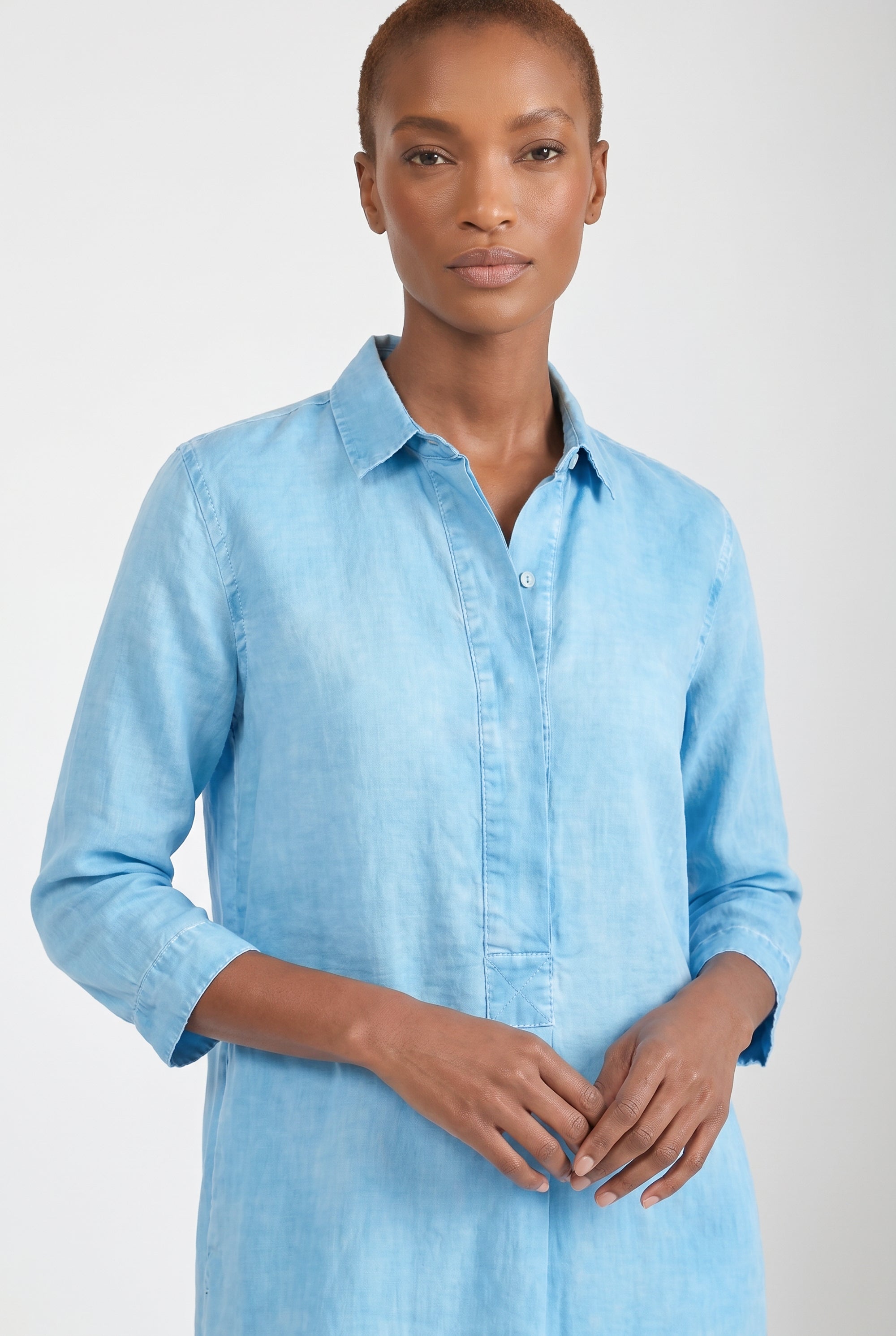 Long Voile Shirtdress - Lavezzi