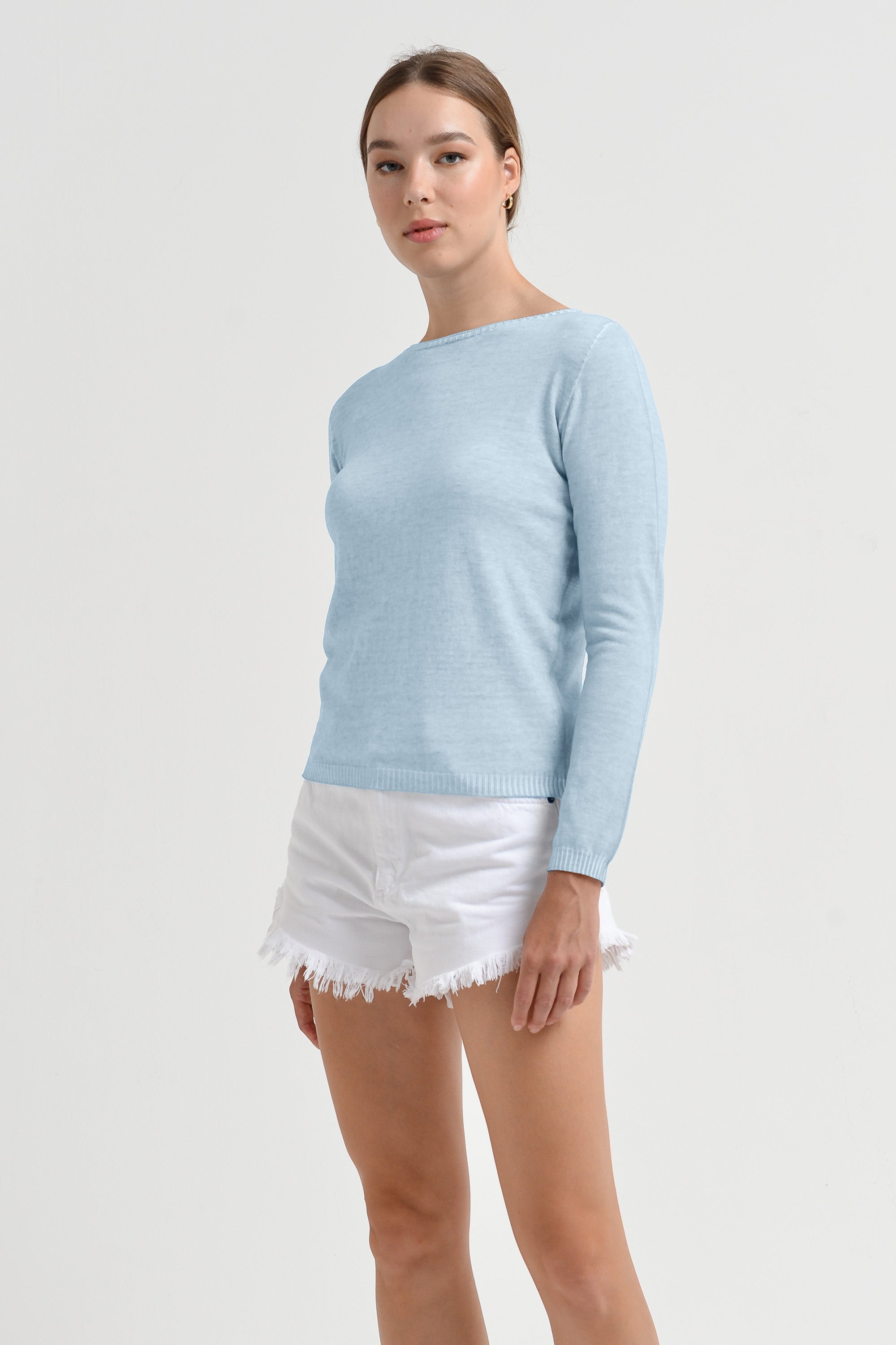 Maglia Girocollo Cotone - Anice