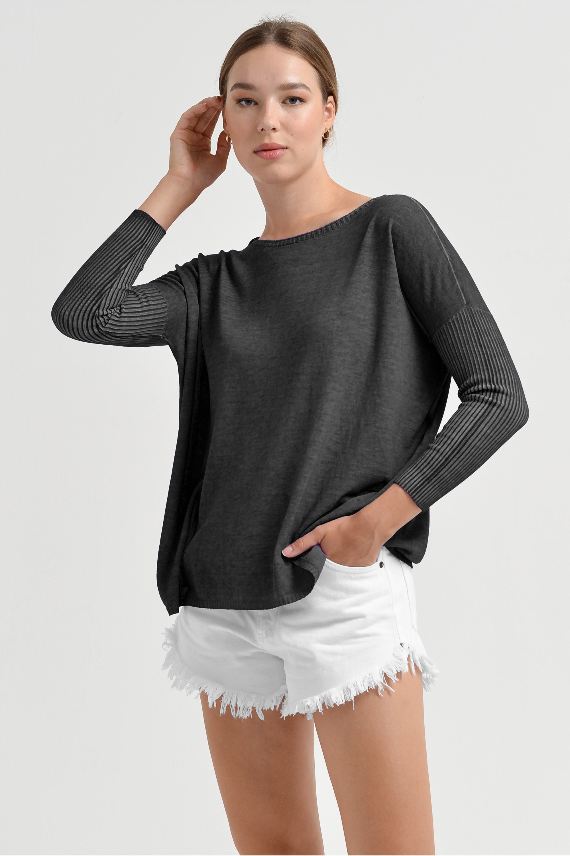 Maglia Ampia - Pietra