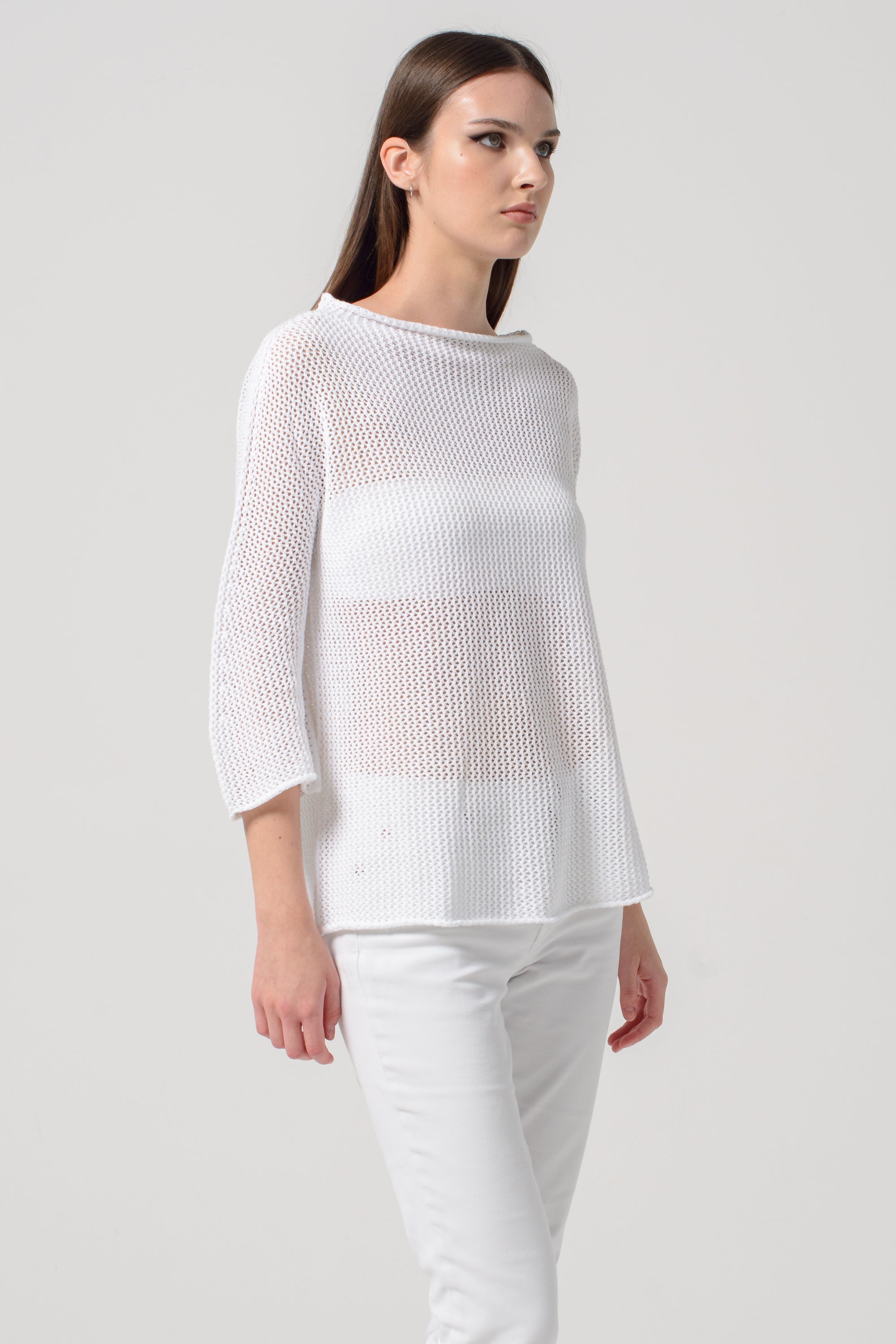 Maglia Traforata - Bianco