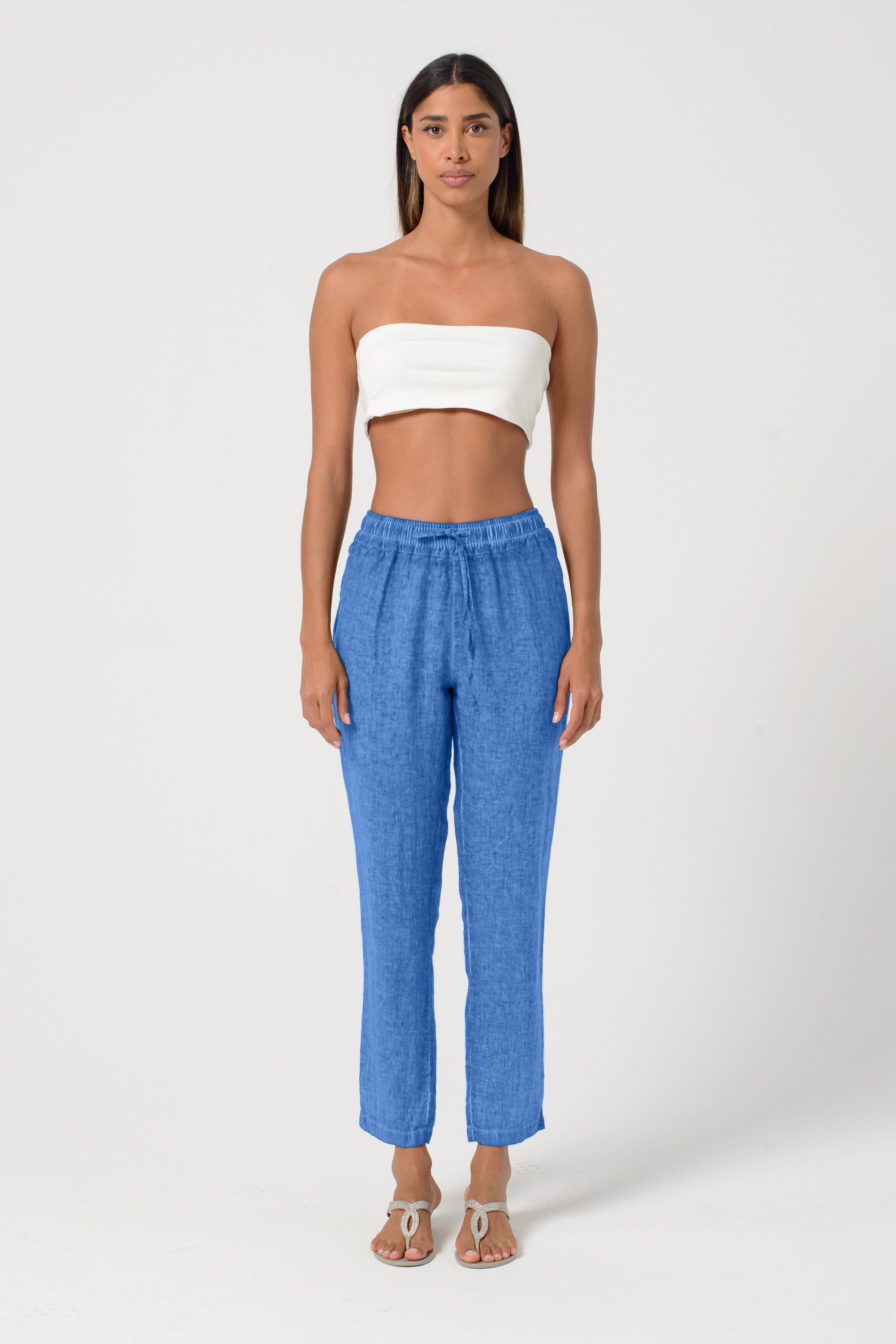 Linen Slacks - Oceano