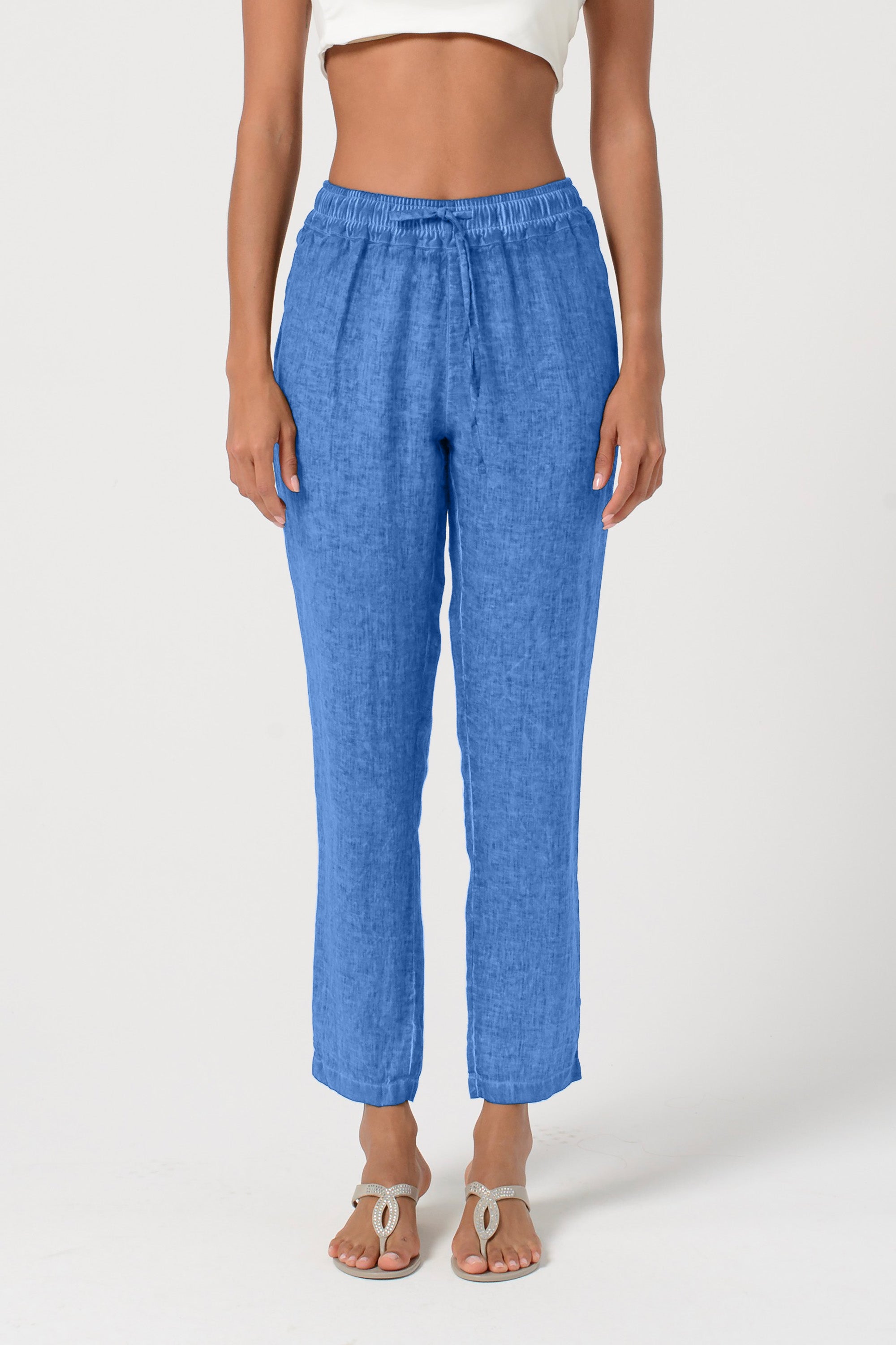 Linen Slacks - Oceano