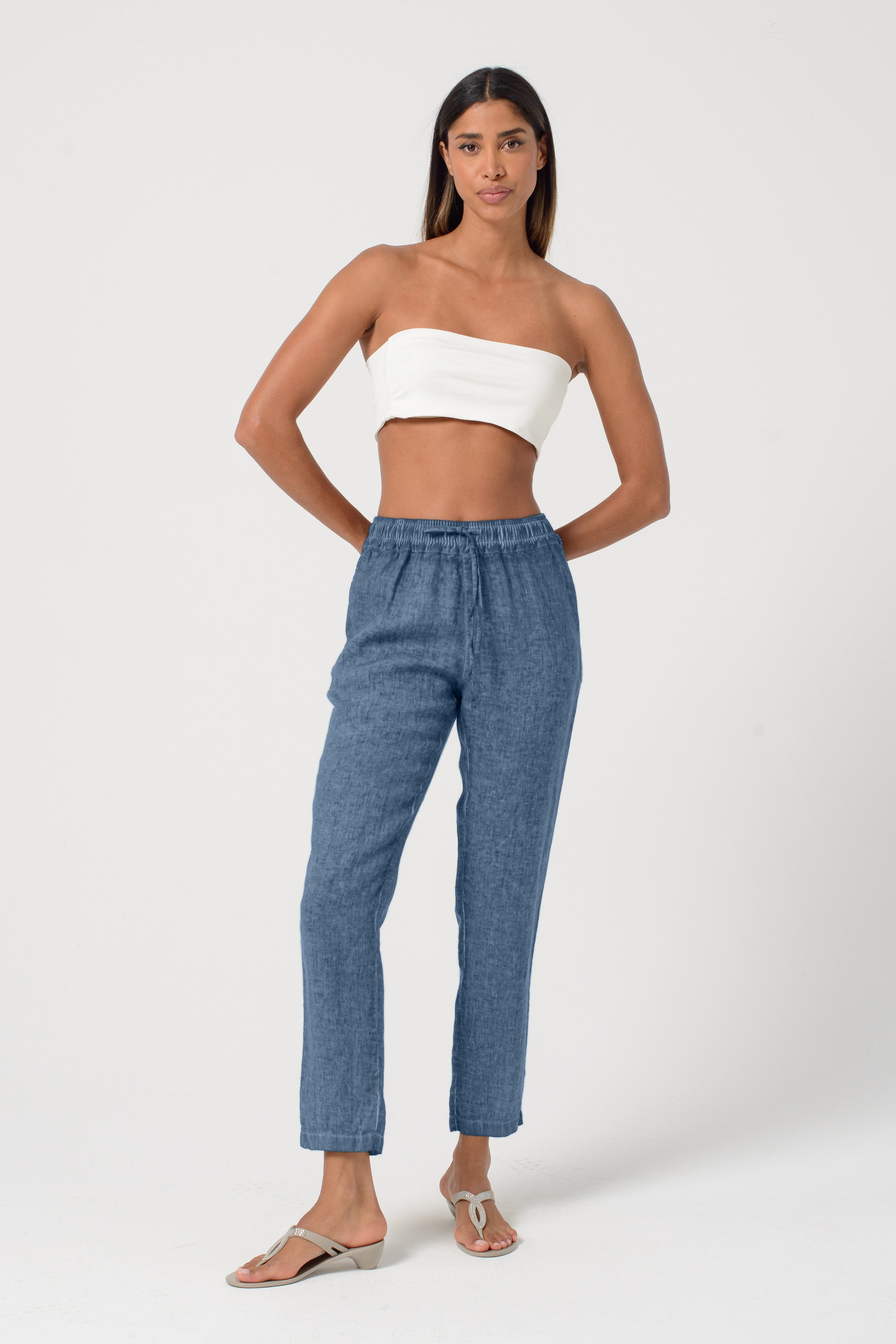 Linen Slacks - Jeans