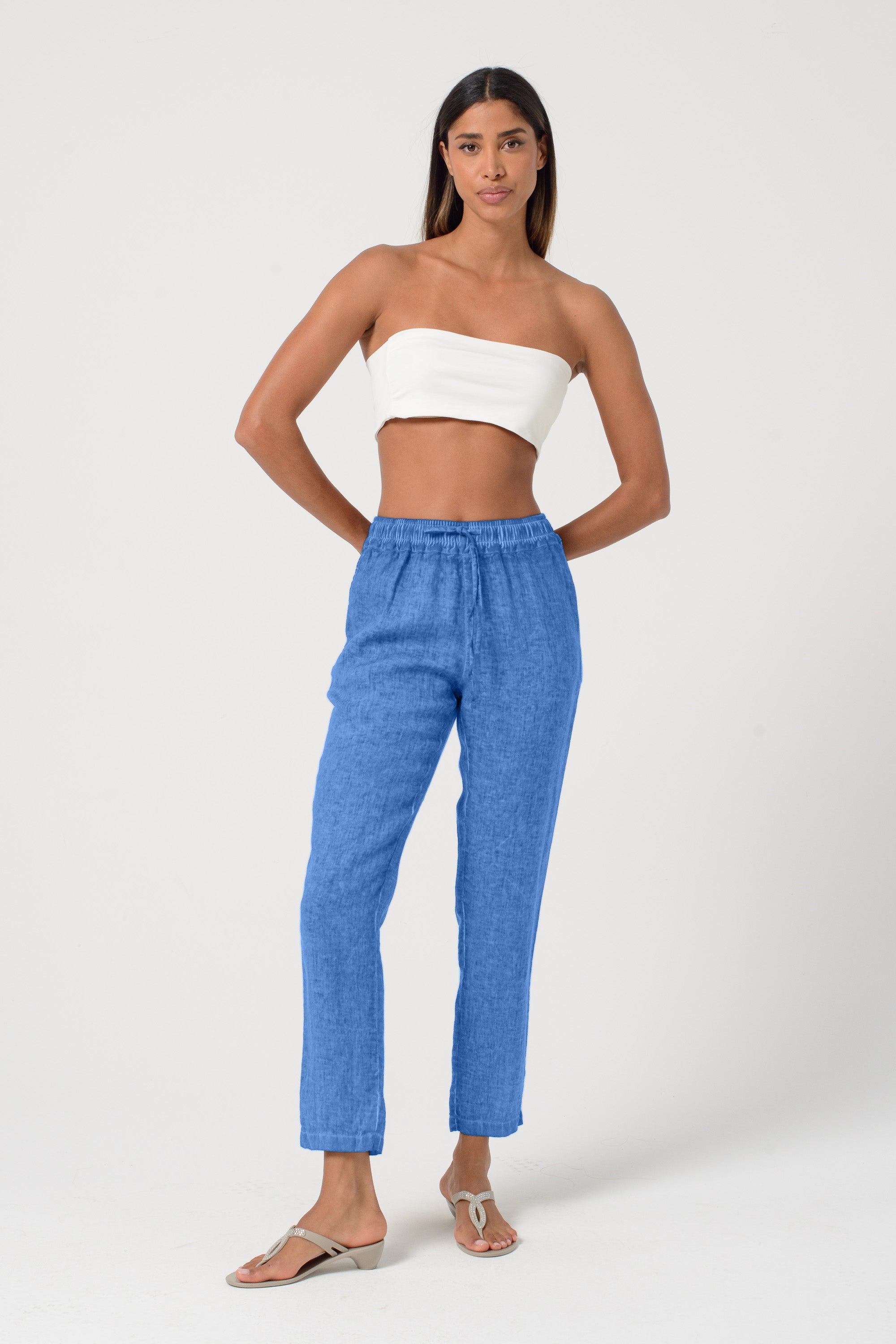 Linen Slacks - Oceano