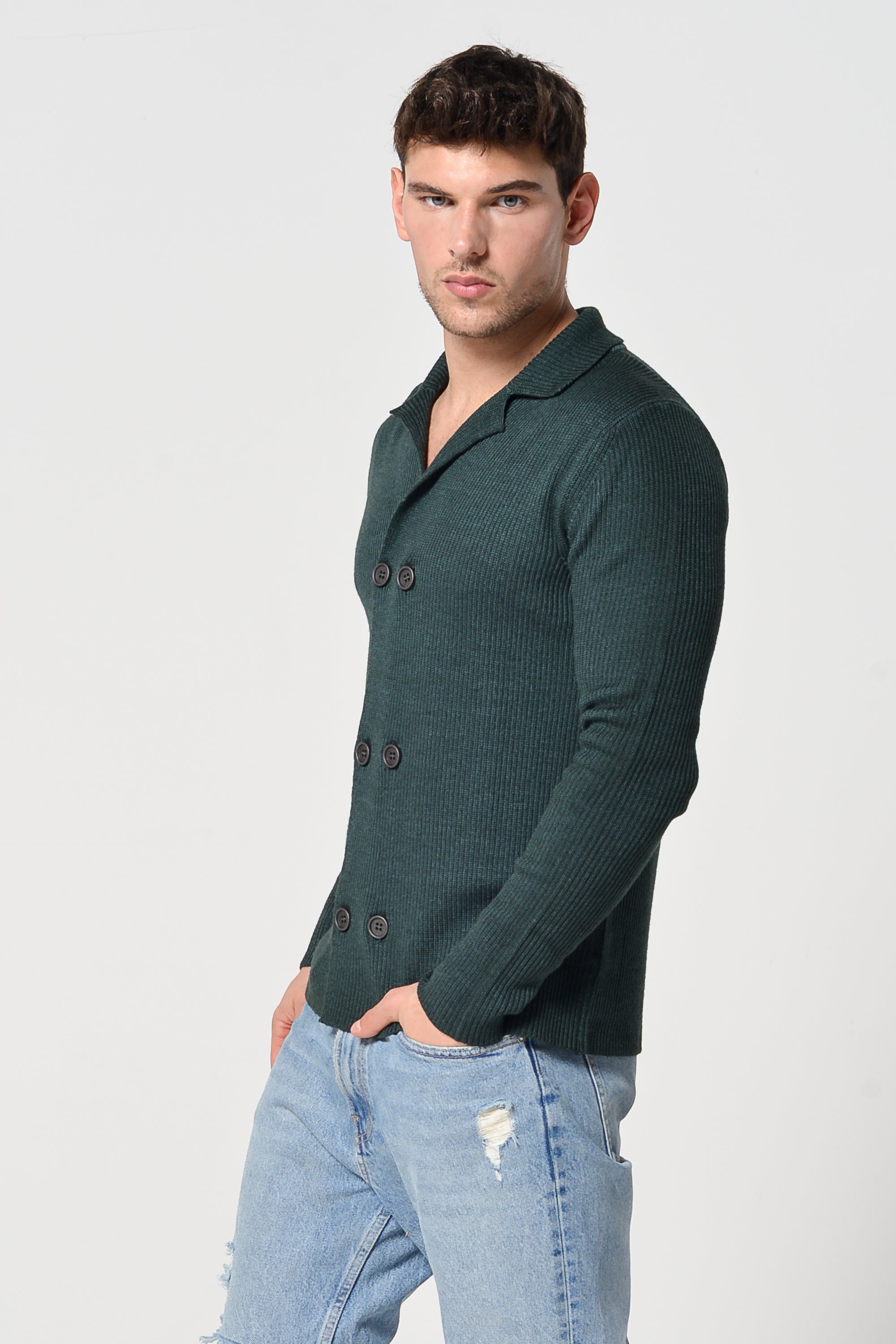 Troon Ribbed Cardigan - British