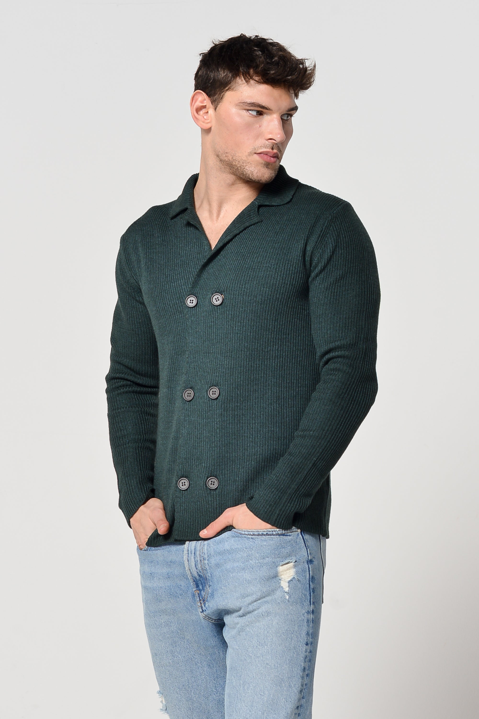 Troon Ribbed Cardigan - British