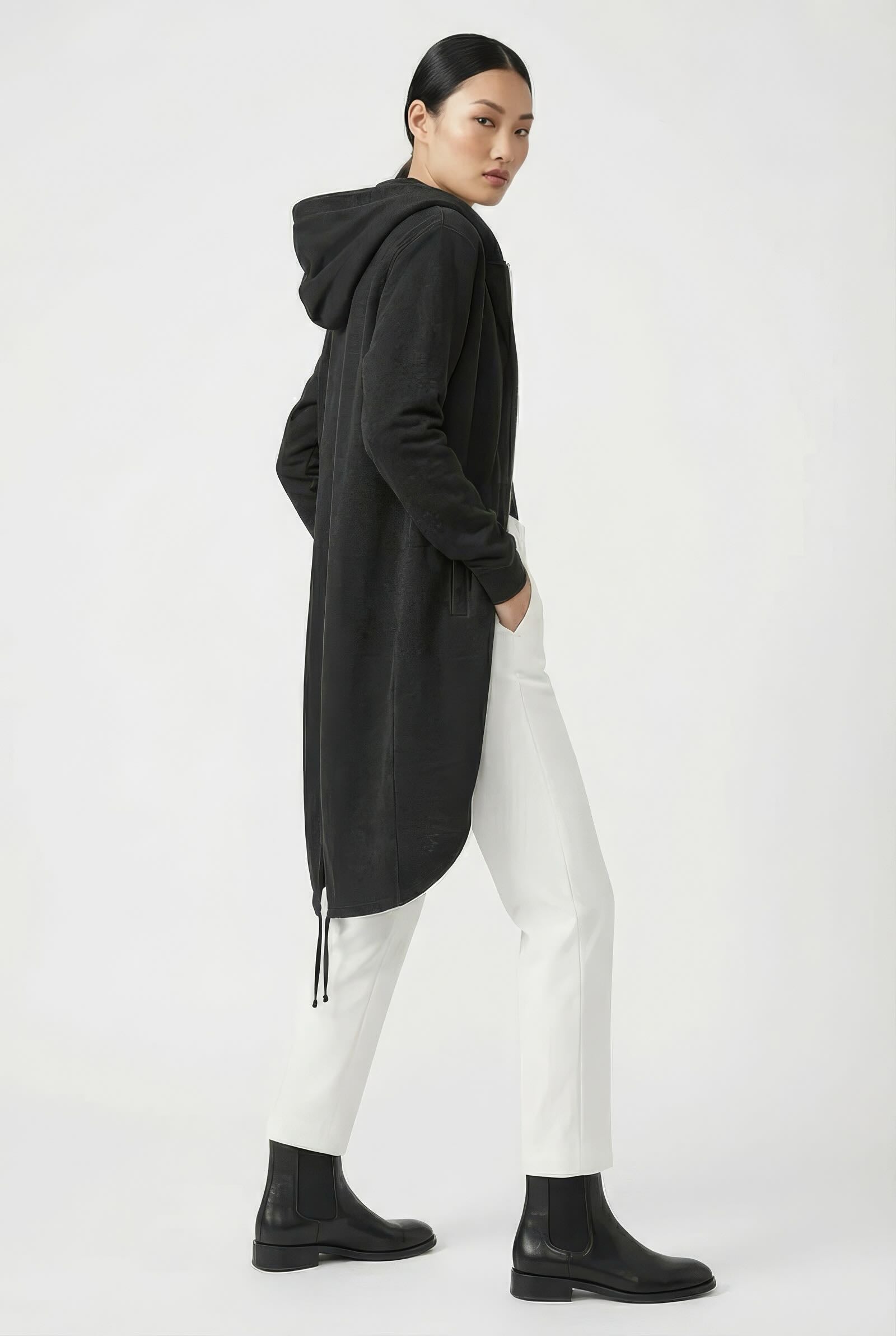 Fleece Parka - Carbone