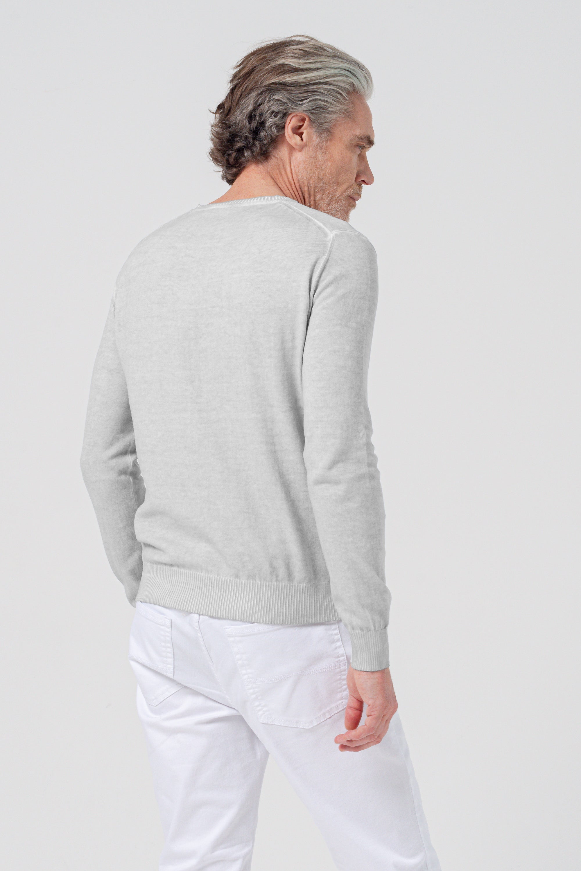 Scollo-V Grana Riso - Marmo