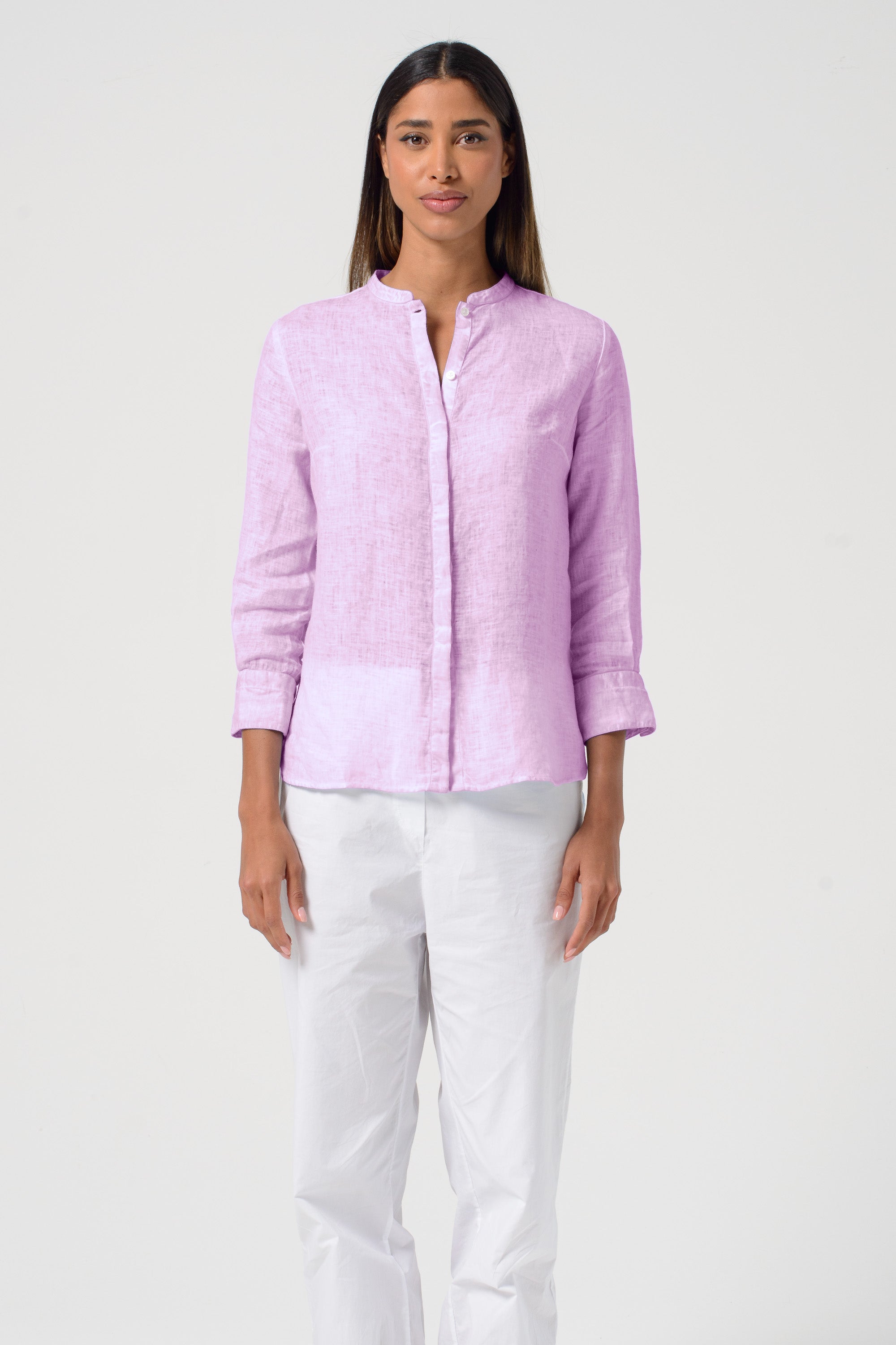 Asia Linen Shirt - Quarzo