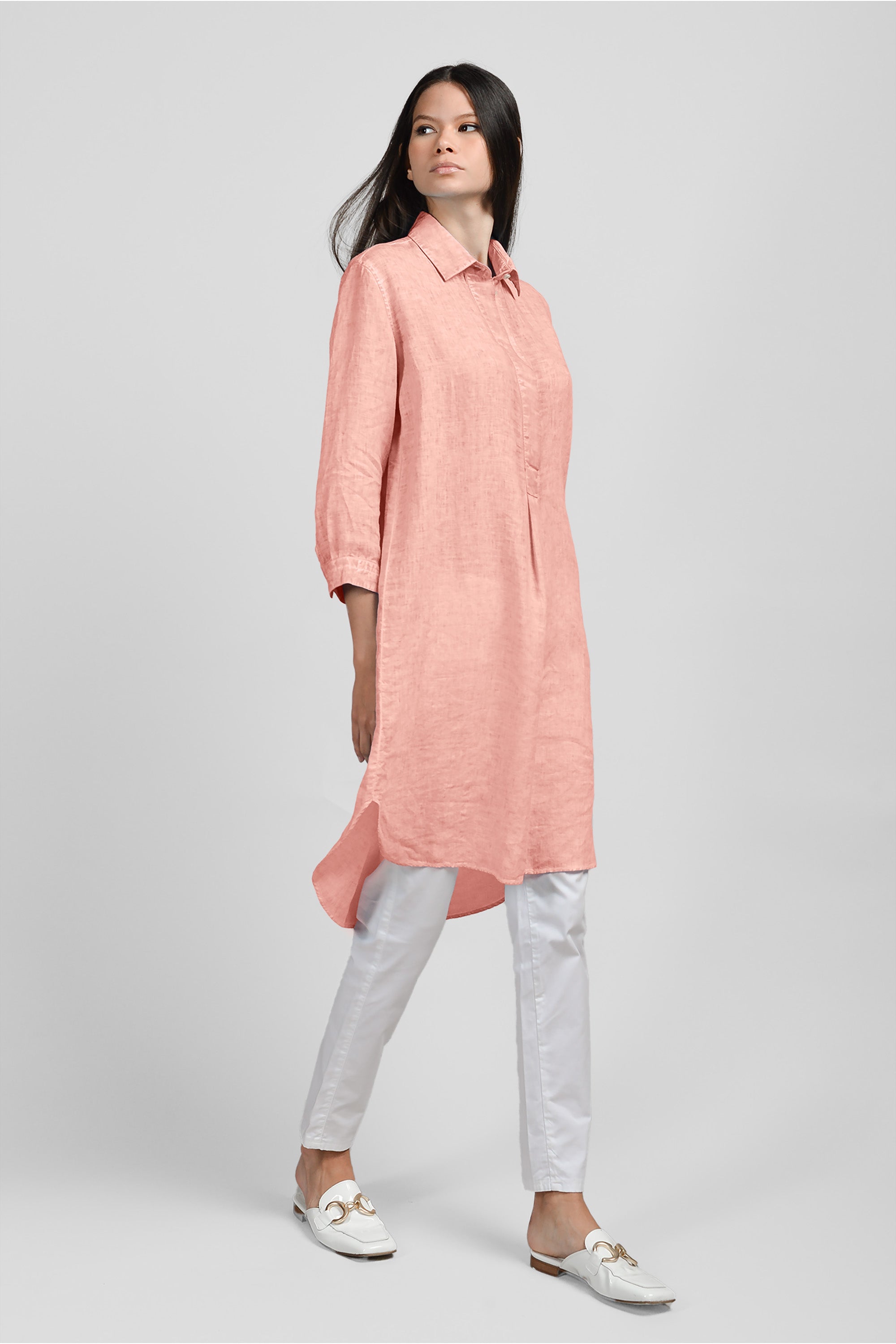 Midi Shirtdress Linen - Barbuda