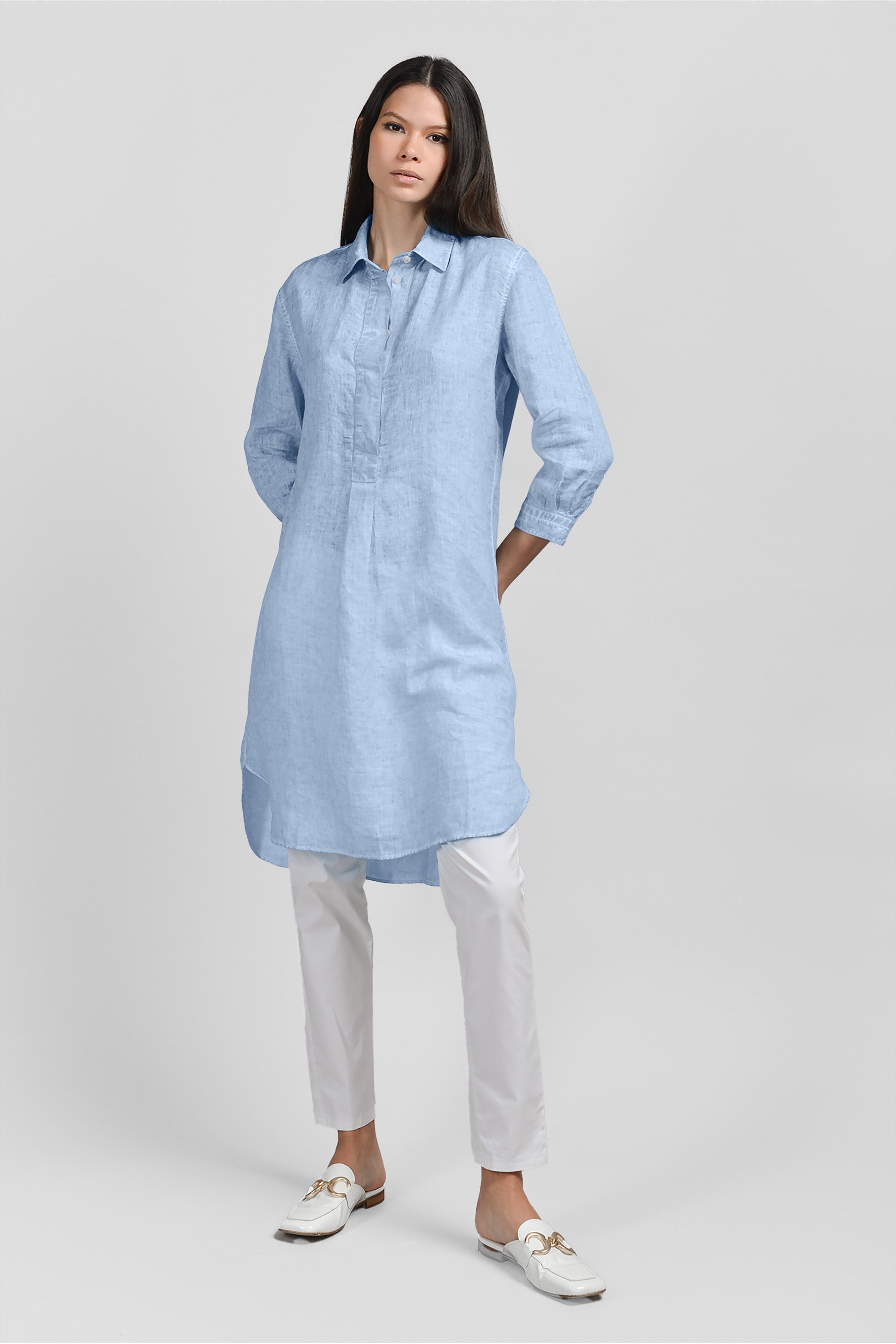 Chemisier Intermedio Lino - Fiji