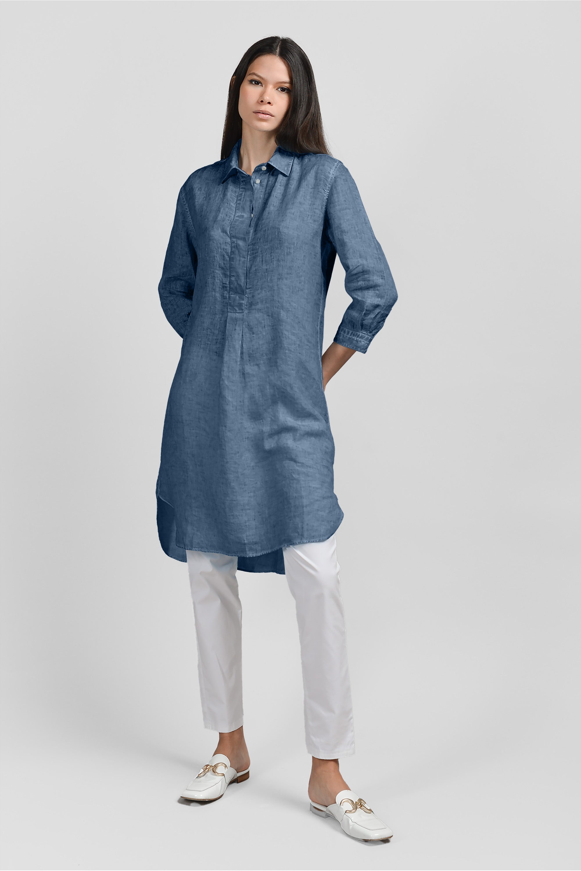 Chemisier Intermedio Lino - Jeans