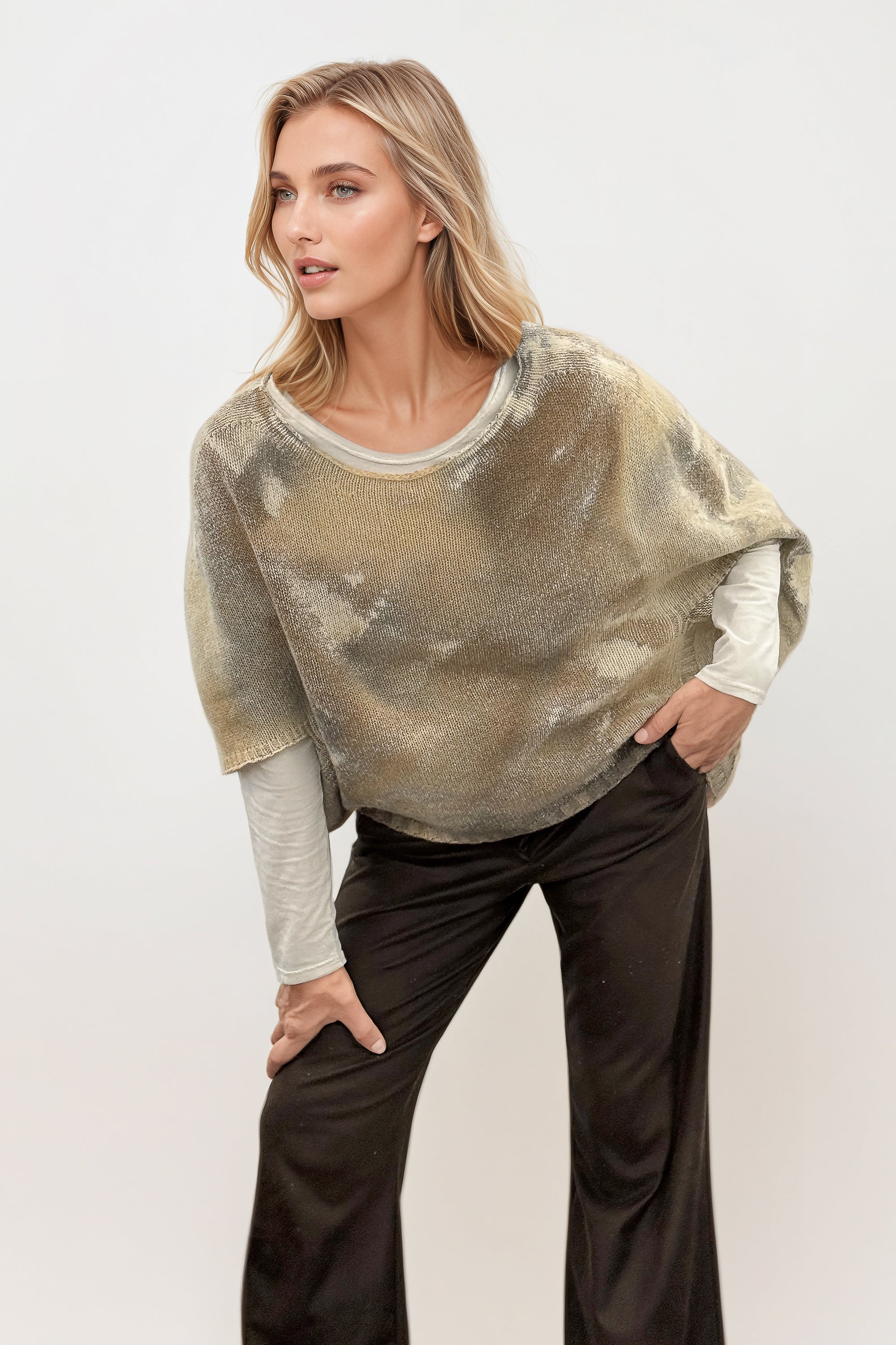 Lossit Mini Poncho - Sand Storm