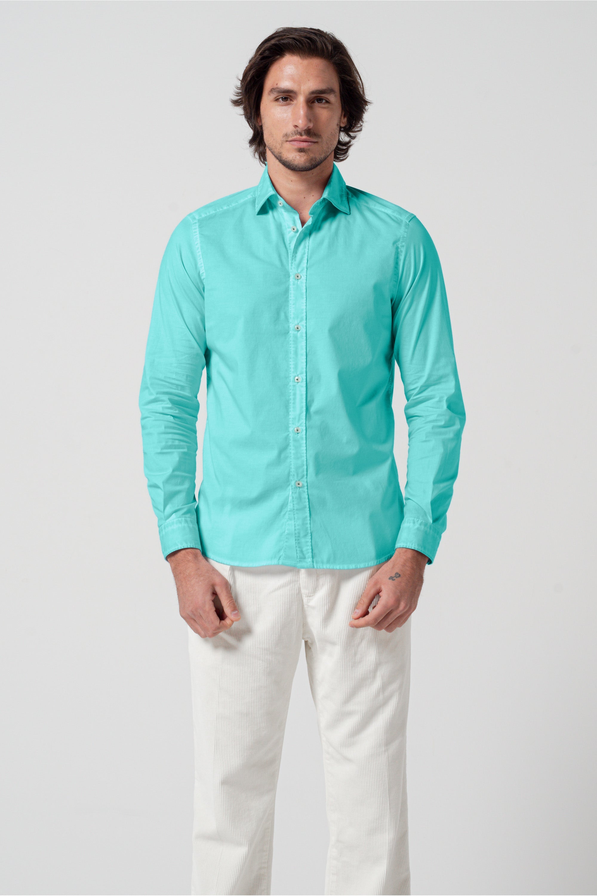 Relax Fit Poplin Shirt - Paraggi
